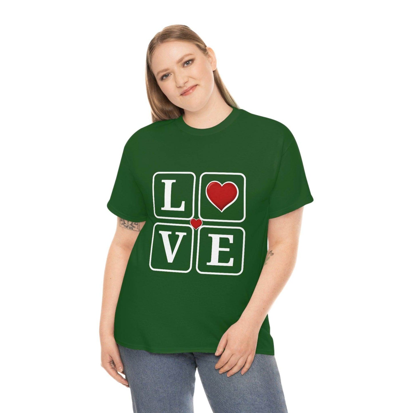 Love square Hearts Shirt, Great Gift for Valentine's day, birthday, engagement, anniversary and many more - Giftsmojo