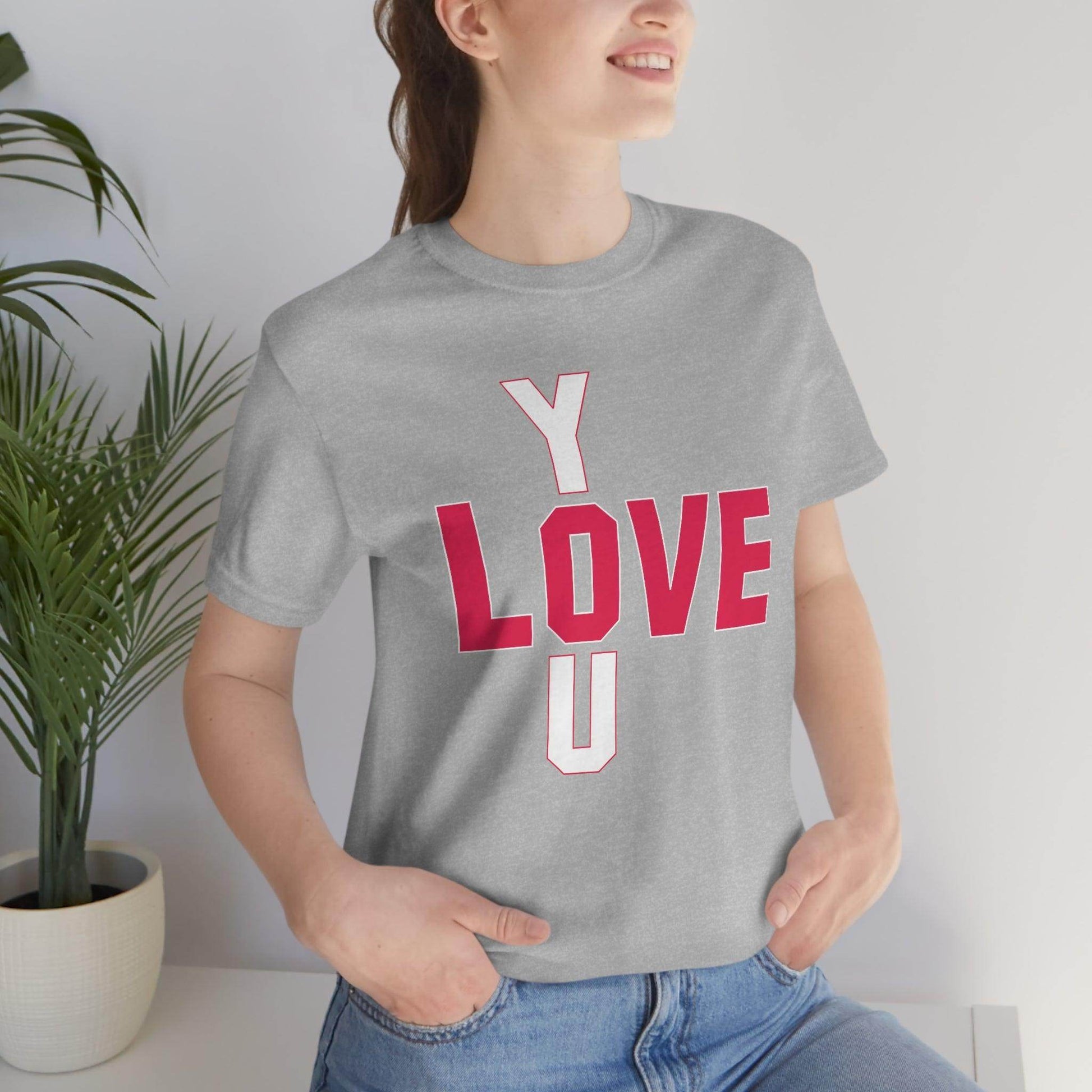 Love you Tshirt - Giftsmojo