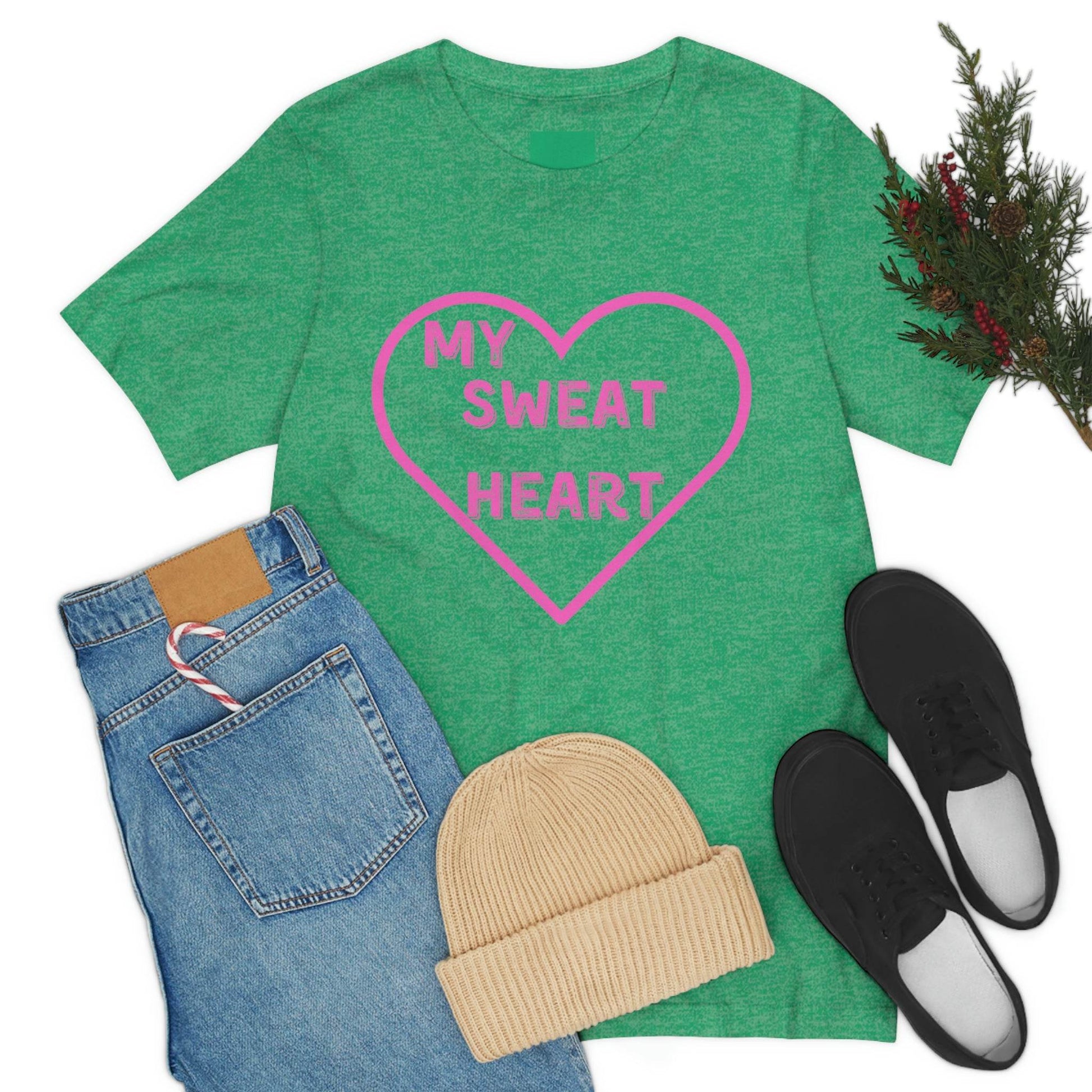 My Sweat Heart - Love shirt - Gift for wife - Gift for Husband - Gift for Girlfriend and Boyfriend - Anniversary gift - Giftsmojo