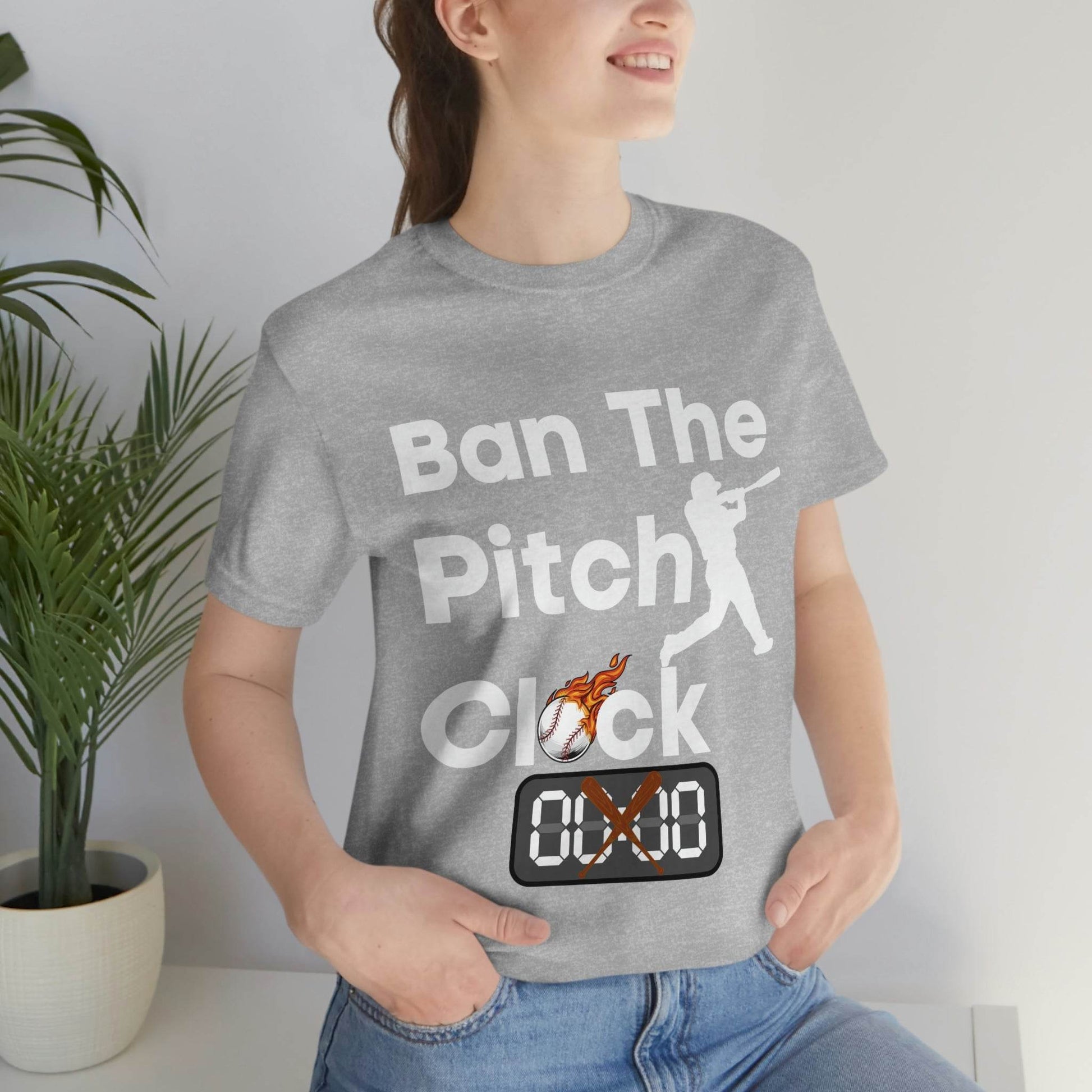 Ban The Pitch Clock in Baseball - Ban Baseball Pitch Clock - Giftsmojo