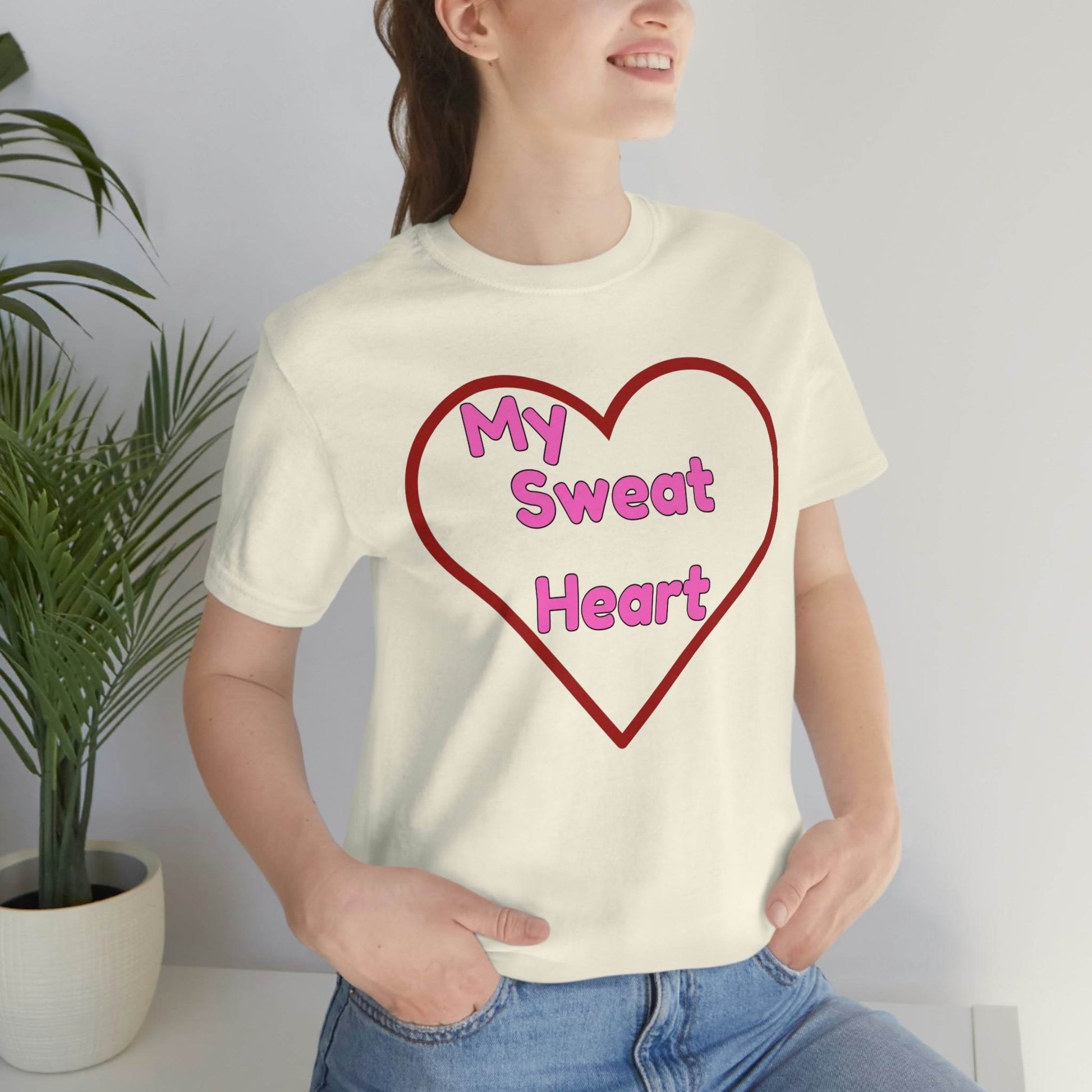 My Sweat Heart - Love shirt - Gift for wife - Gift for Husband - Gift for Girlfriend and Boyfriend - Giftsmojo