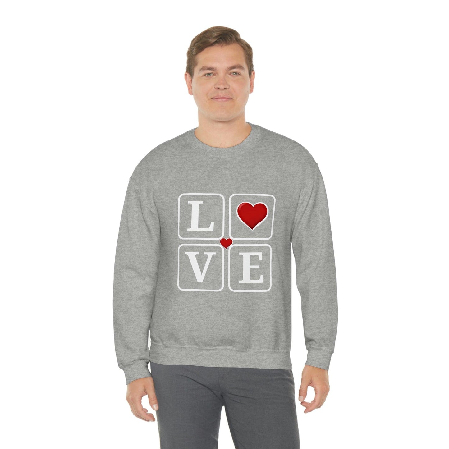 Love square Hearts Sweatshirt