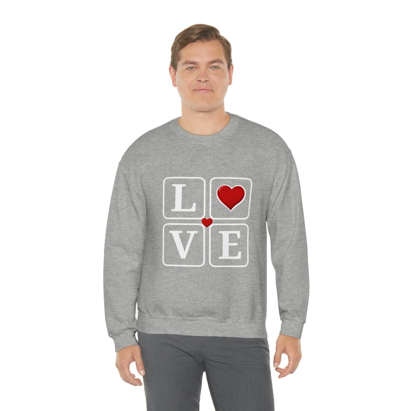 Love square Hearts Sweatshirt - Giftsmojo