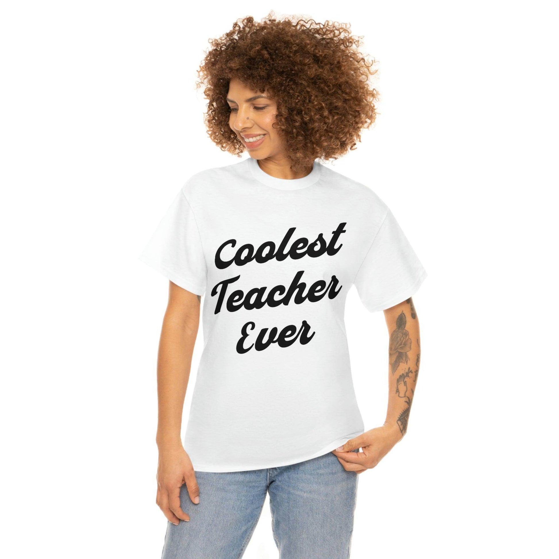 Coolest Teacher Ever T-Shirt - Teacher appreciation - gift for teachers - Giftsmojo