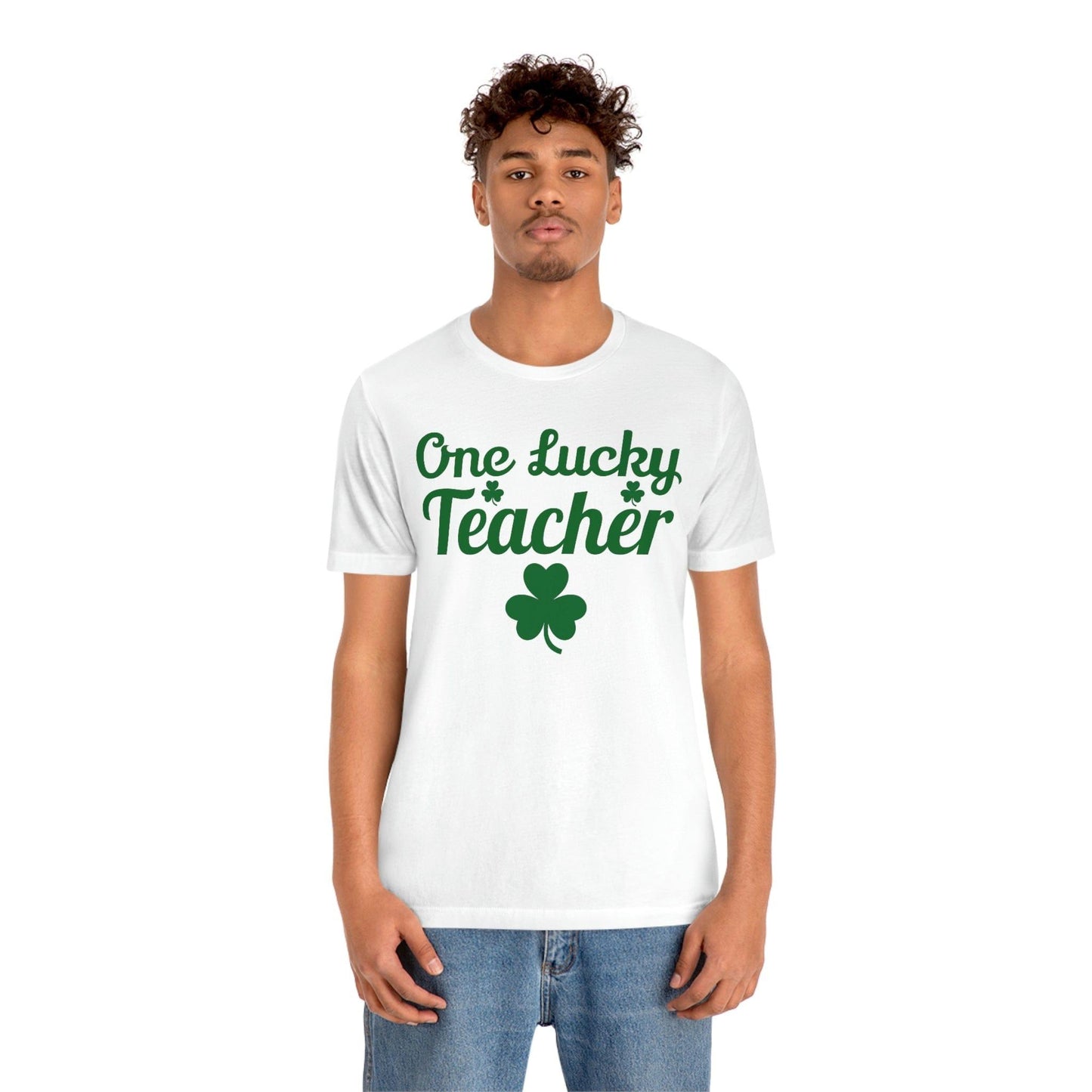 One Lucky Teacher Shirt feeling Lucky St Patrick's Day shirt - Funny St Paddy's day Funny Shirt