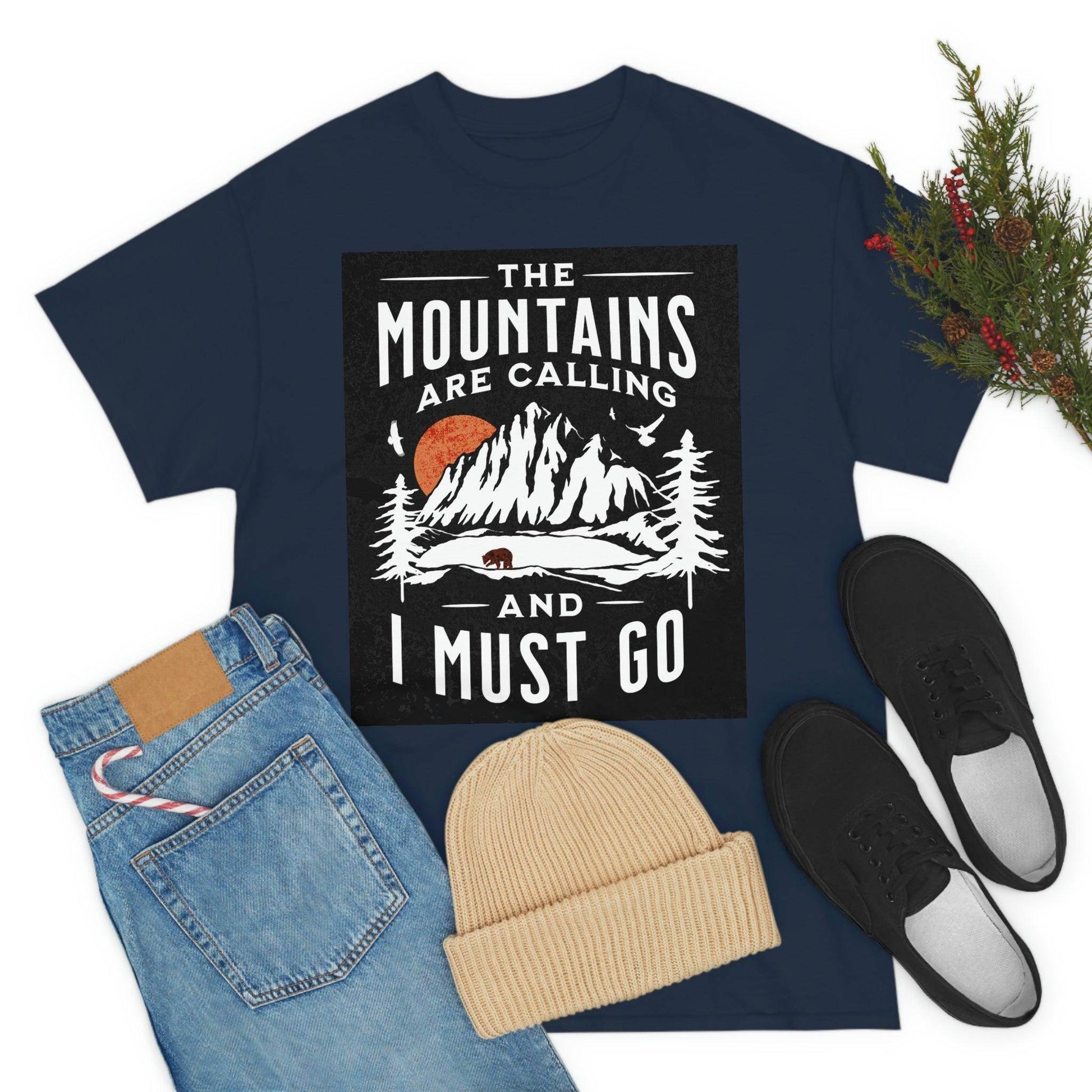 The Mountains are calling Tee - Giftsmojo