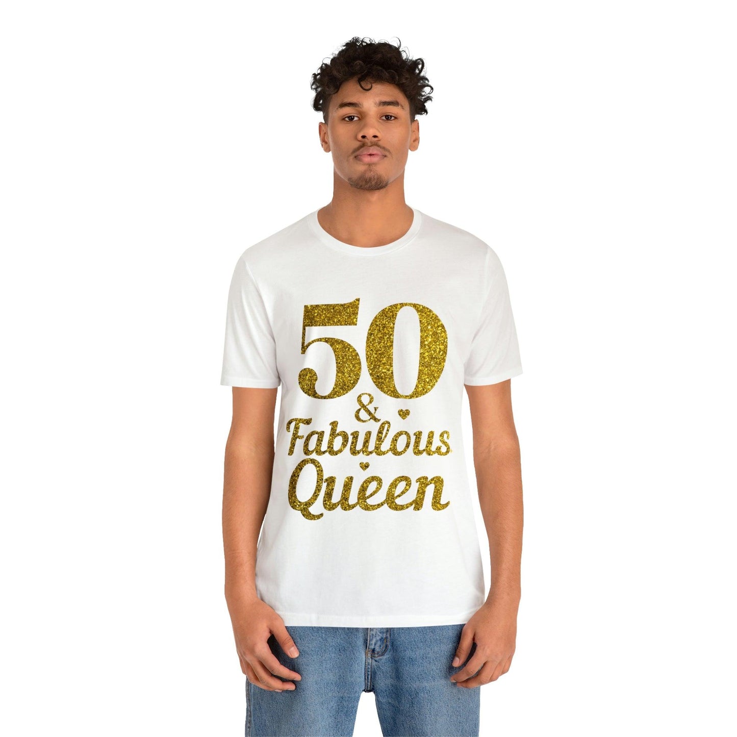 Funny 50th birthday shirt, 50th birthday Tshirt, 50 and fabulous Queen, birthday queen shirt, Gift for 50th birthday, Vintage shirt, birthday gift, birthday girl shirt, mom’s birthday gift, mom gift, wife gift, - Giftsmojo
