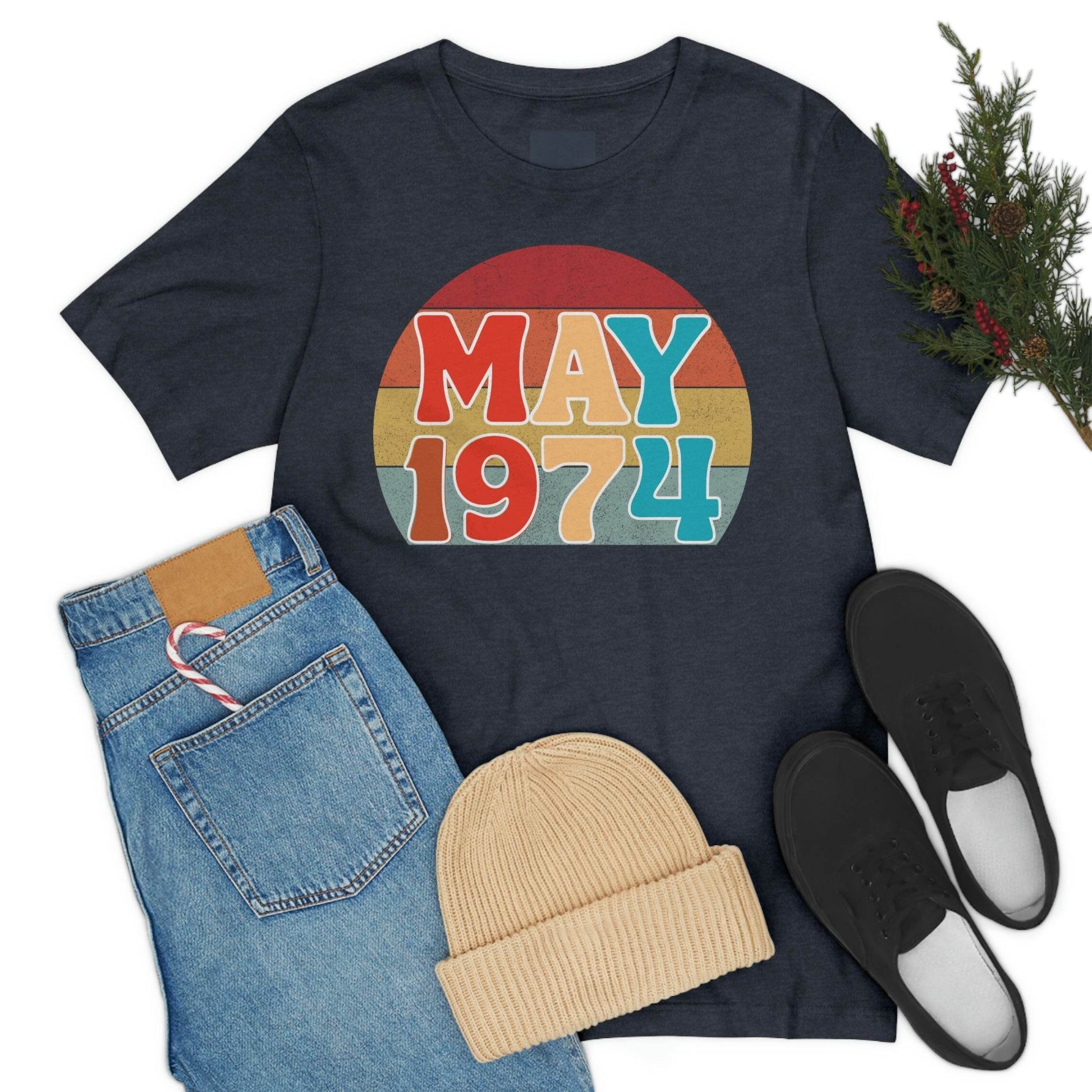 49th Birthday Shirt, 1974 Shirt, 49th Birthday Tee, Vintage 1974 Shirt, 49th Birthday Gifts, 1974 Birthday Shirt, 49th Birthday Gift - Giftsmojo