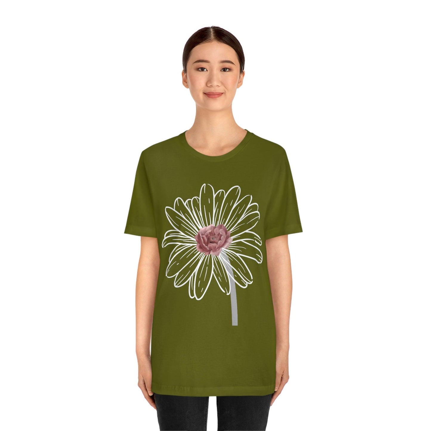 Flower Tshirt, Vintage Flower Shirt, Vintage Botanical Shirt, Vintage T-shirt, Graphic Tshirt, Botanical Print, Wildflower shirt, floral Tee - Giftsmojo