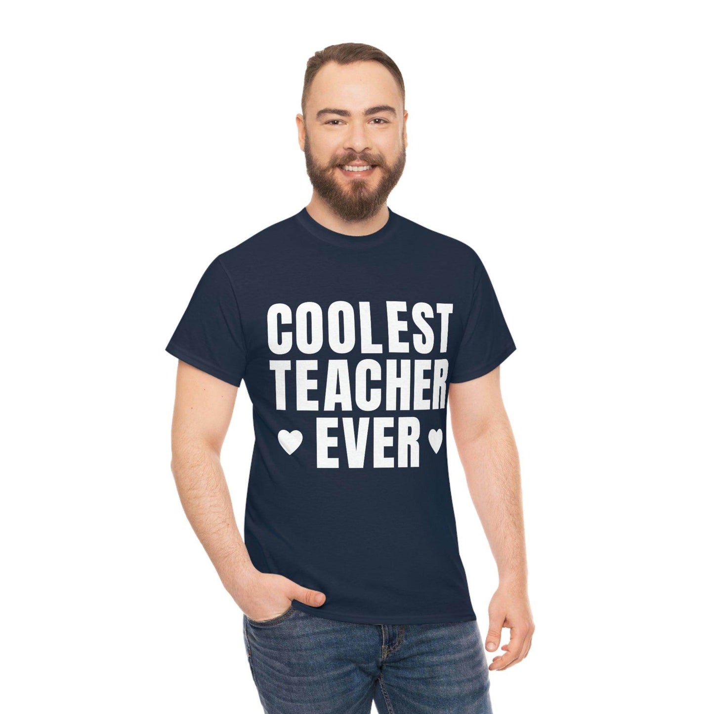 Coolest Teacher Ever Tee - Giftsmojo