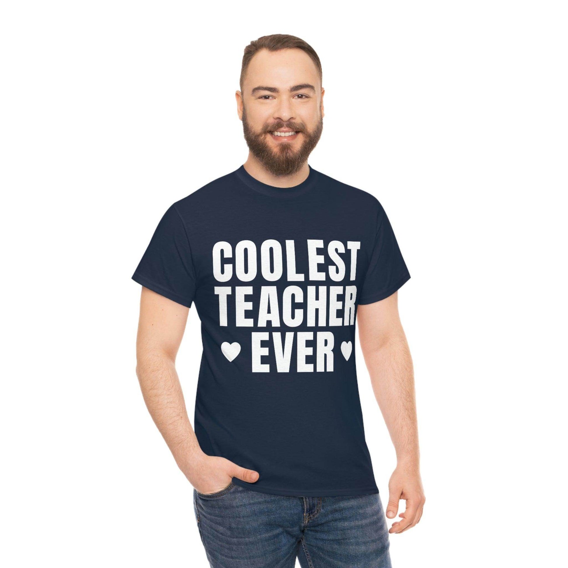 Coolest Teacher Ever Tee - Giftsmojo