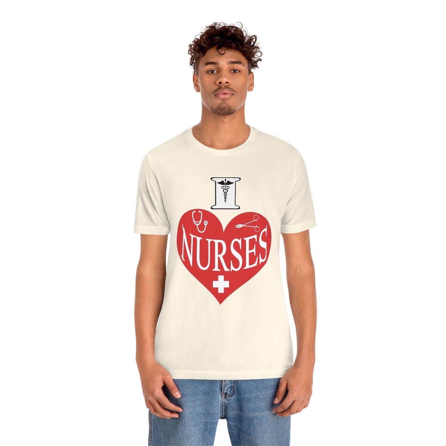I love Nurses Tee - Giftsmojo