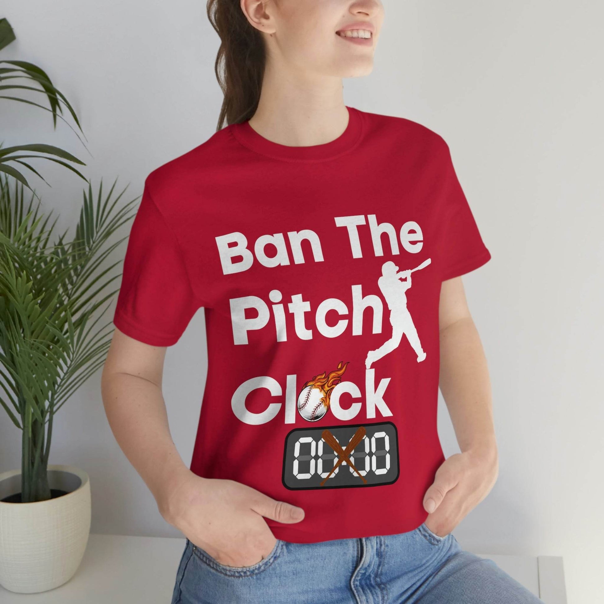 Ban The Pitch Clock in Baseball - Ban Baseball Pitch Clock - Giftsmojo