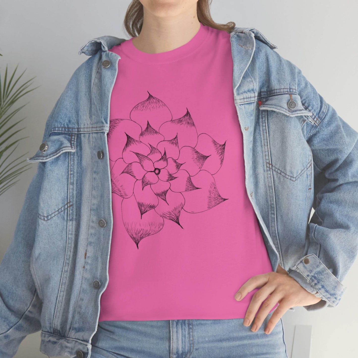 Flower Tee, custom designed tee, flower t-shirt, floral graphic tee - Giftsmojo