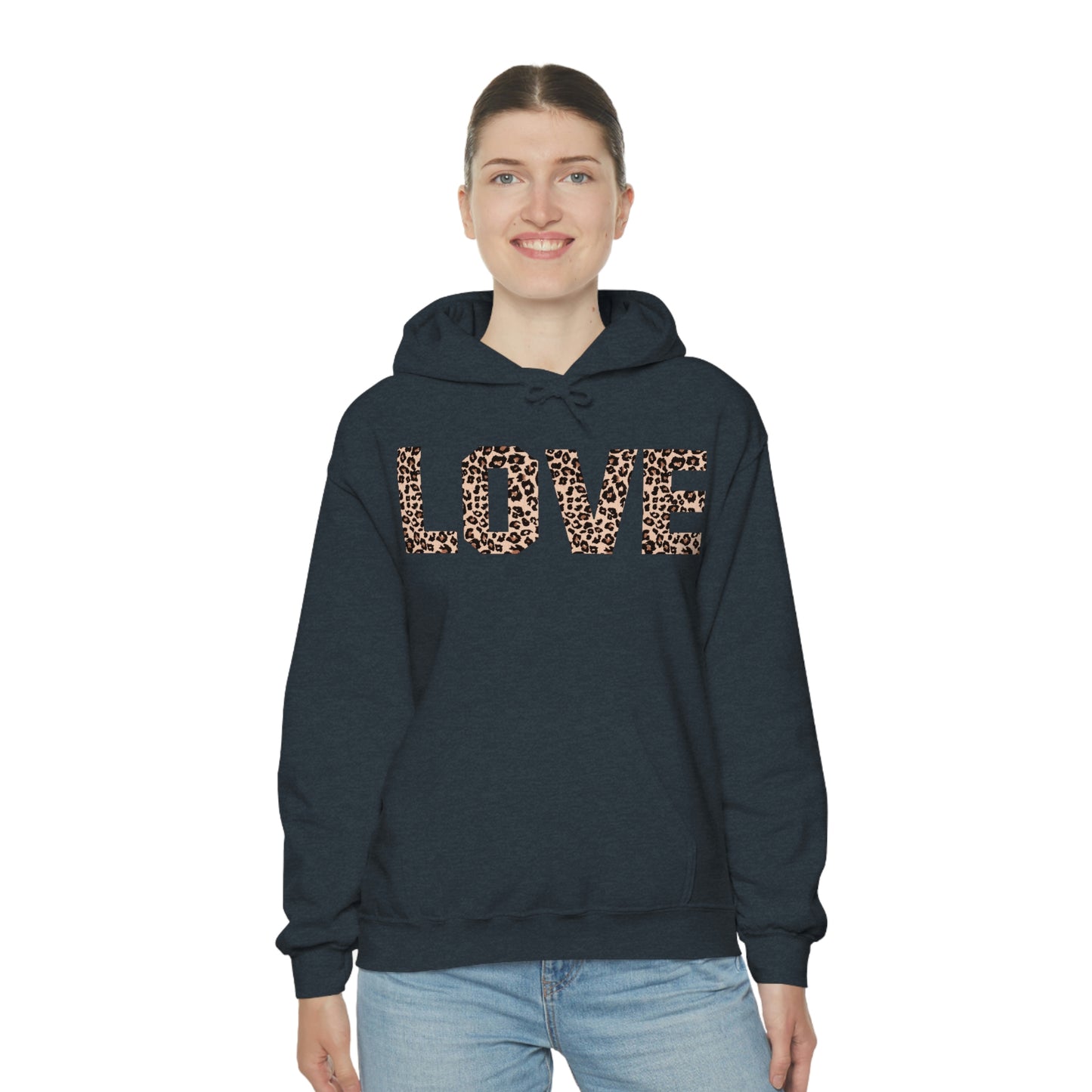 Leopard print Hooded Sweatshirt