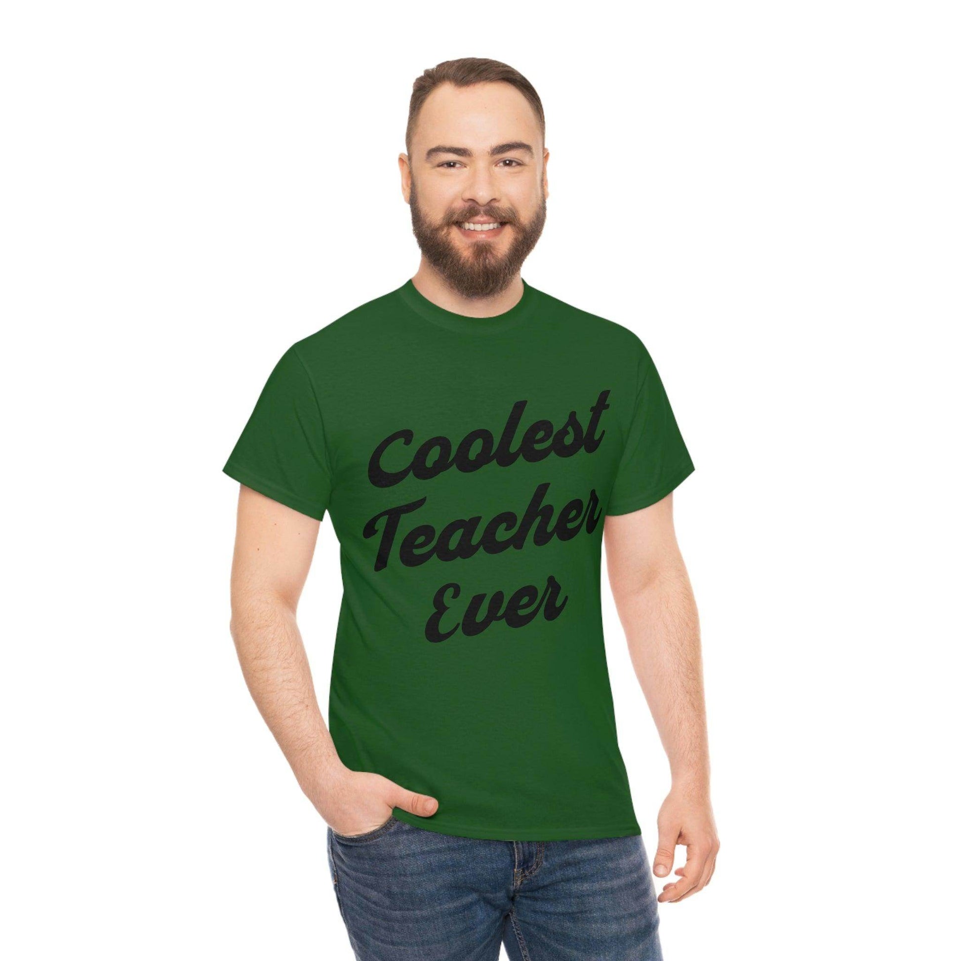 Coolest Teacher Ever T-Shirt - Teacher appreciation - gift for teachers - Giftsmojo