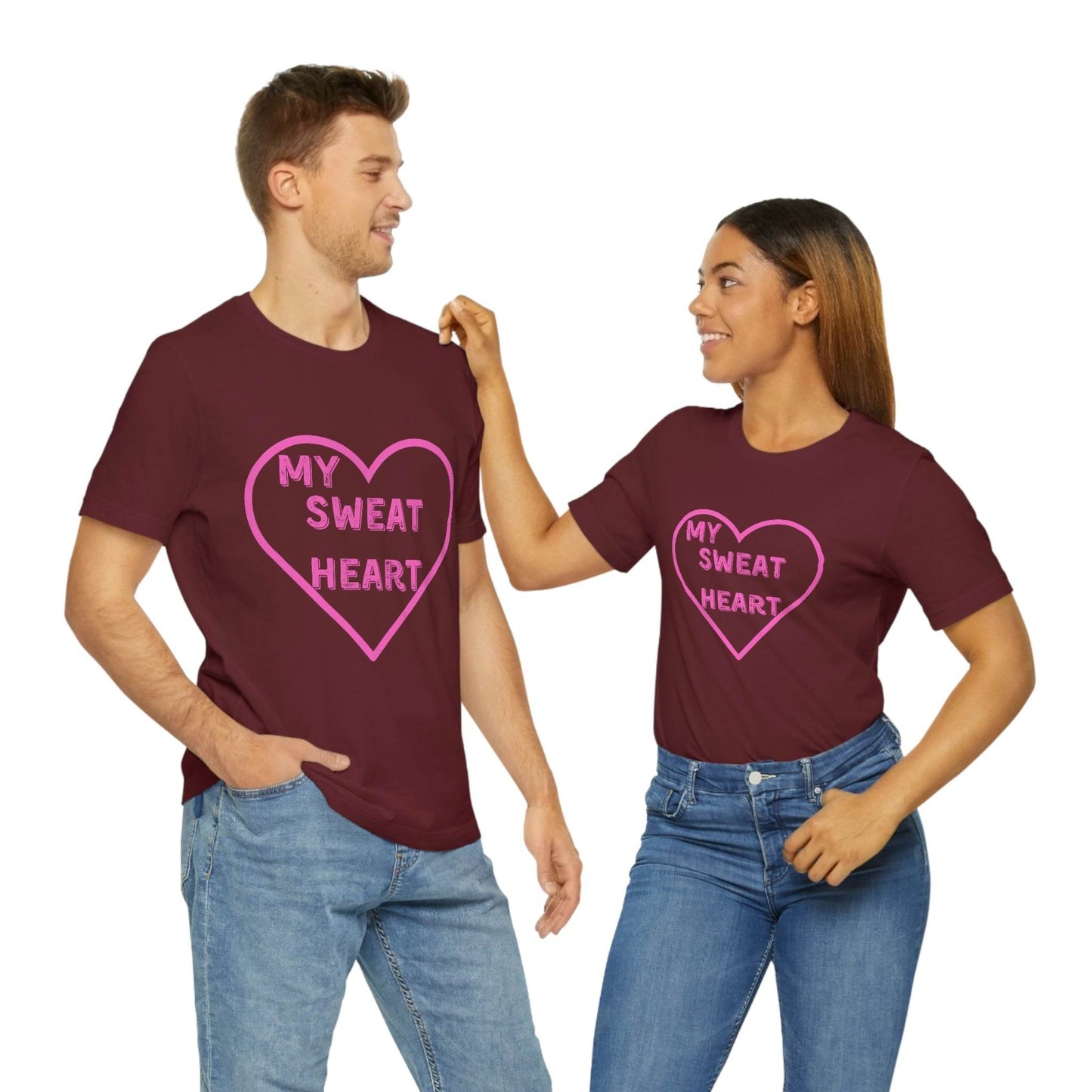 My Sweat Heart - Love shirt - Gift for wife - Gift for Husband - Gift for Girlfriend and Boyfriend - Anniversary gift - Giftsmojo