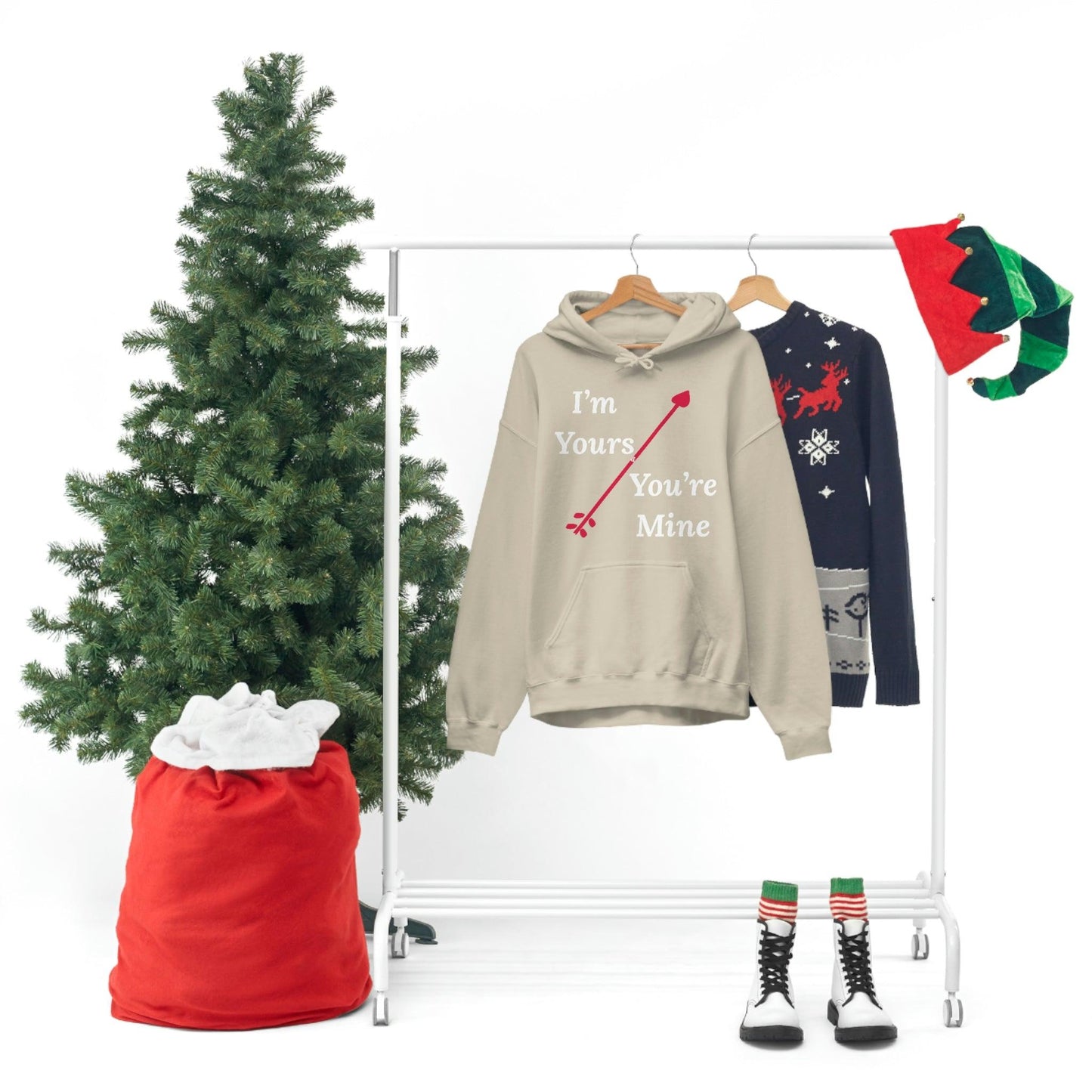 I'm Yours and You're Mine Hooded Sweatshirt