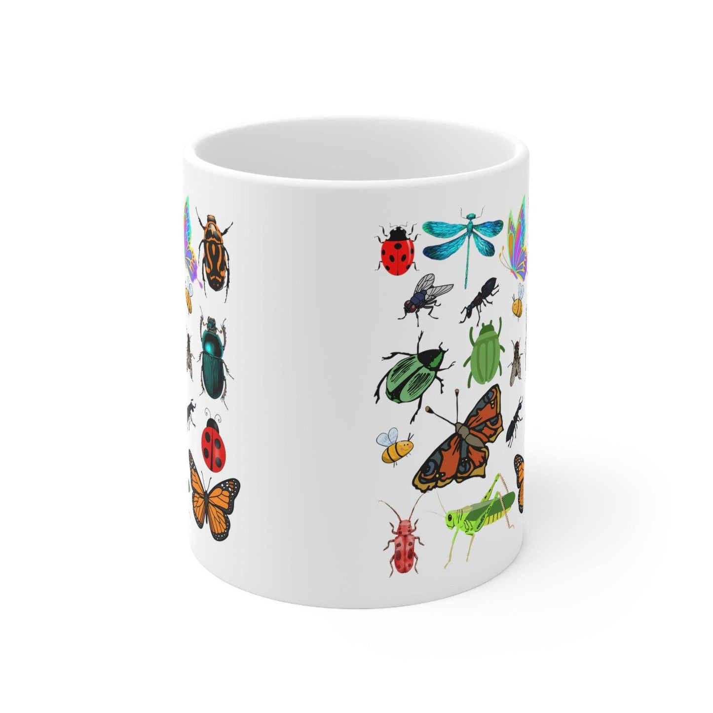 Bugs Mug, bug lover mug, gift for plant lovers, coffee mug for her, hot cocoa mug, gift for coffee lover - Giftsmojo