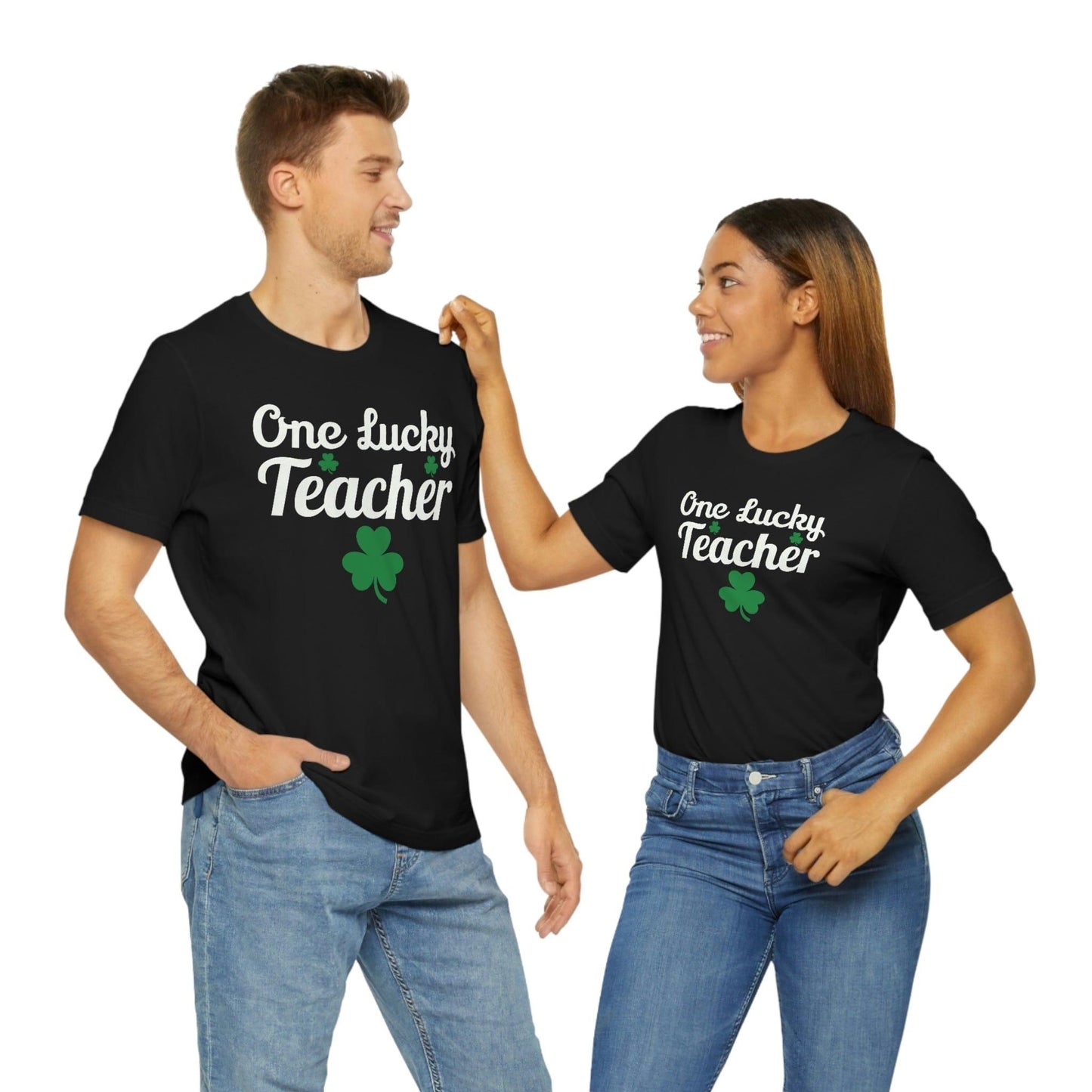 Feeling Lucky Shirt One Lucky Teacher Shirt St Patrick's Day shirt - Funny St Paddy's day Funny Shirt Shamrock shirt shenanigans shirt