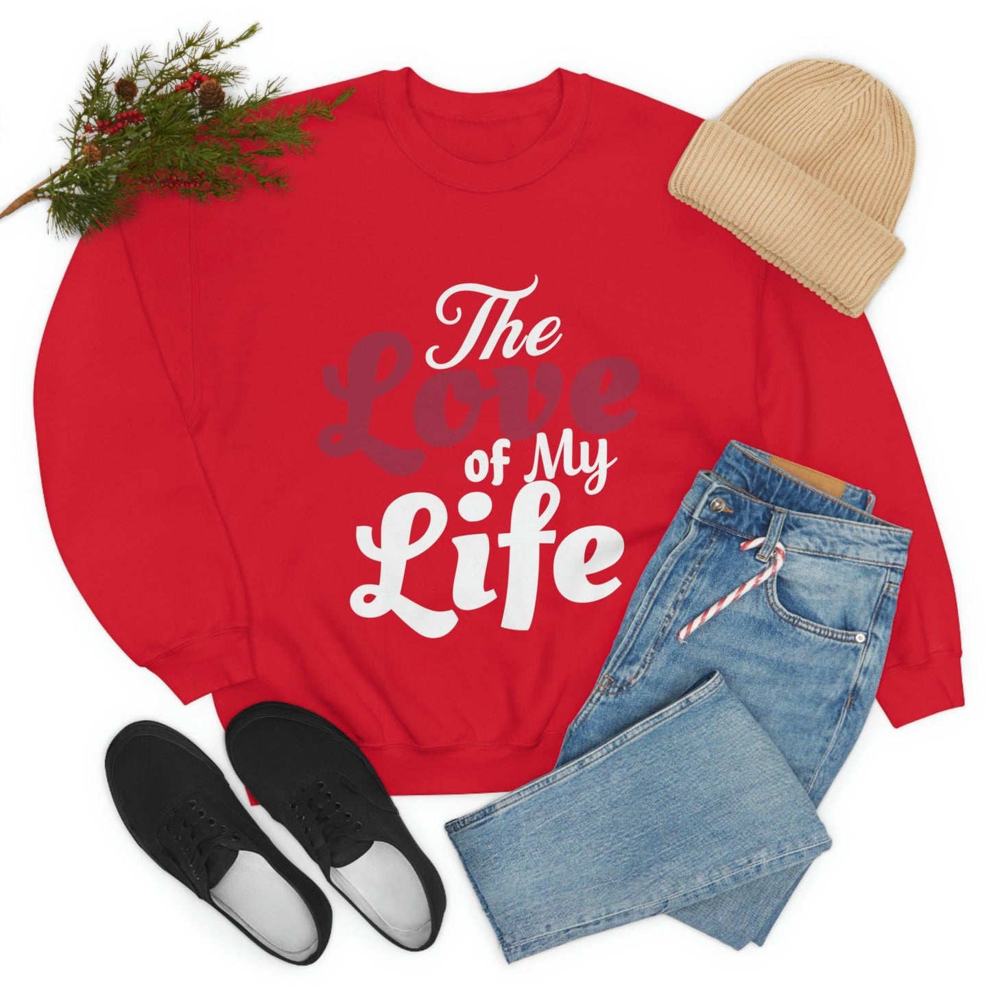 Love Sweatshirt, Love Shirt, Gift For Fiance, Newlywed Gift, Gift For Wife, Engagement Shirt,The Love of My Life, Valentine's day gift