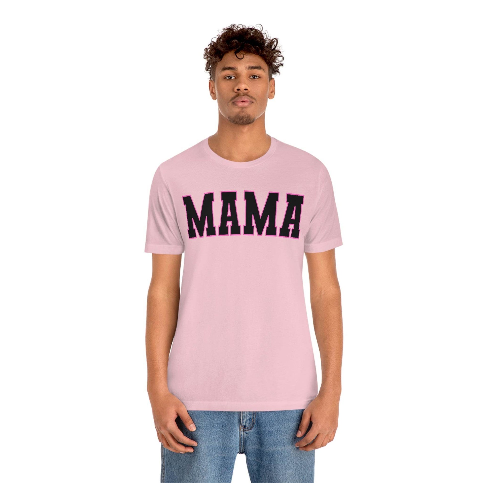 Cute Mama shirt mom shirt gift for her - mothers day shirt mothers day gift mom life shirt - retro mama shirt boy mama shirt mama t-shirt - Giftsmojo