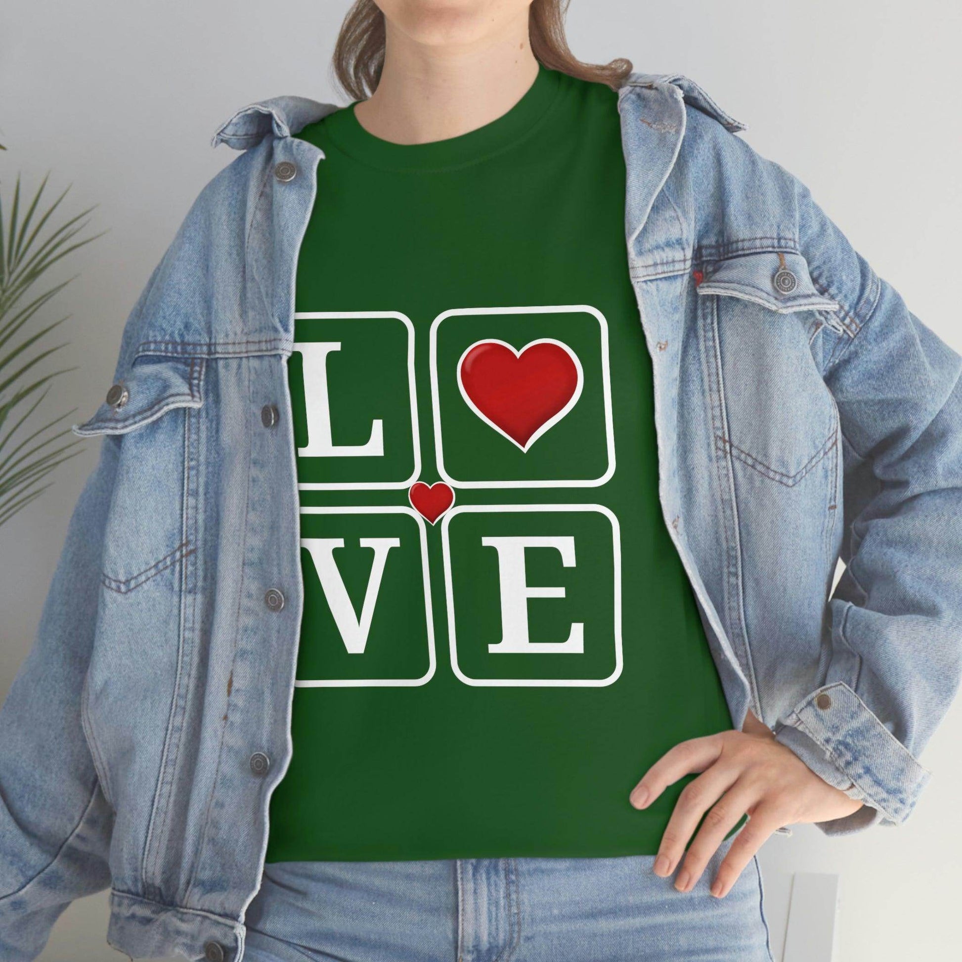 Love square Hearts Shirt, Great Gift for Valentine's day, birthday, engagement, anniversary and many more - Giftsmojo