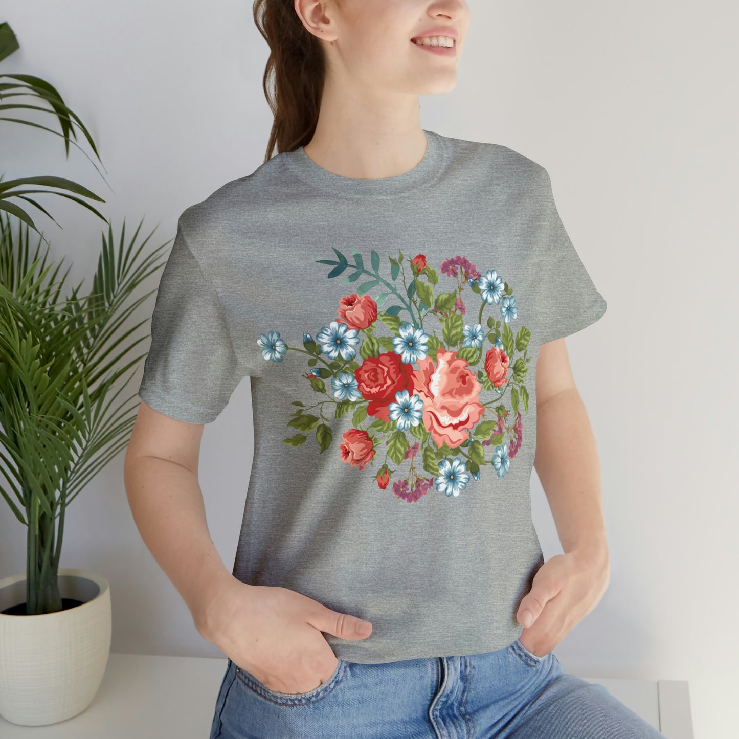 Flower Shirt, Botanical shirt, flower T shirt, floral shirt, wild flowers shirt, birth flower shirt, custom flower shirt, wildflowers shirt, plant lady shirt, birth flower gift,