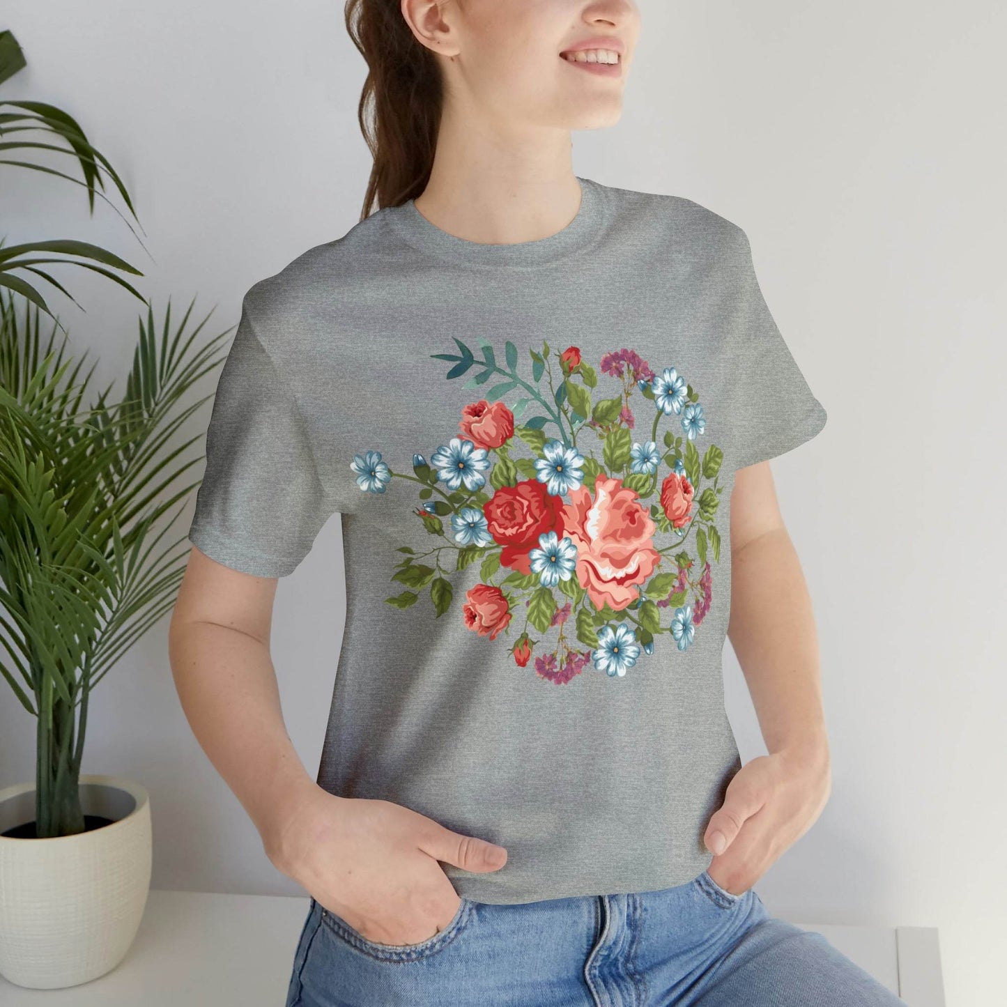 Flower Shirt, Botanical shirt, flower T shirt, floral shirt, wild flowers shirt, birth flower shirt, custom flower shirt, wildflowers shirt, plant lady shirt, birth flower gift, - Giftsmojo