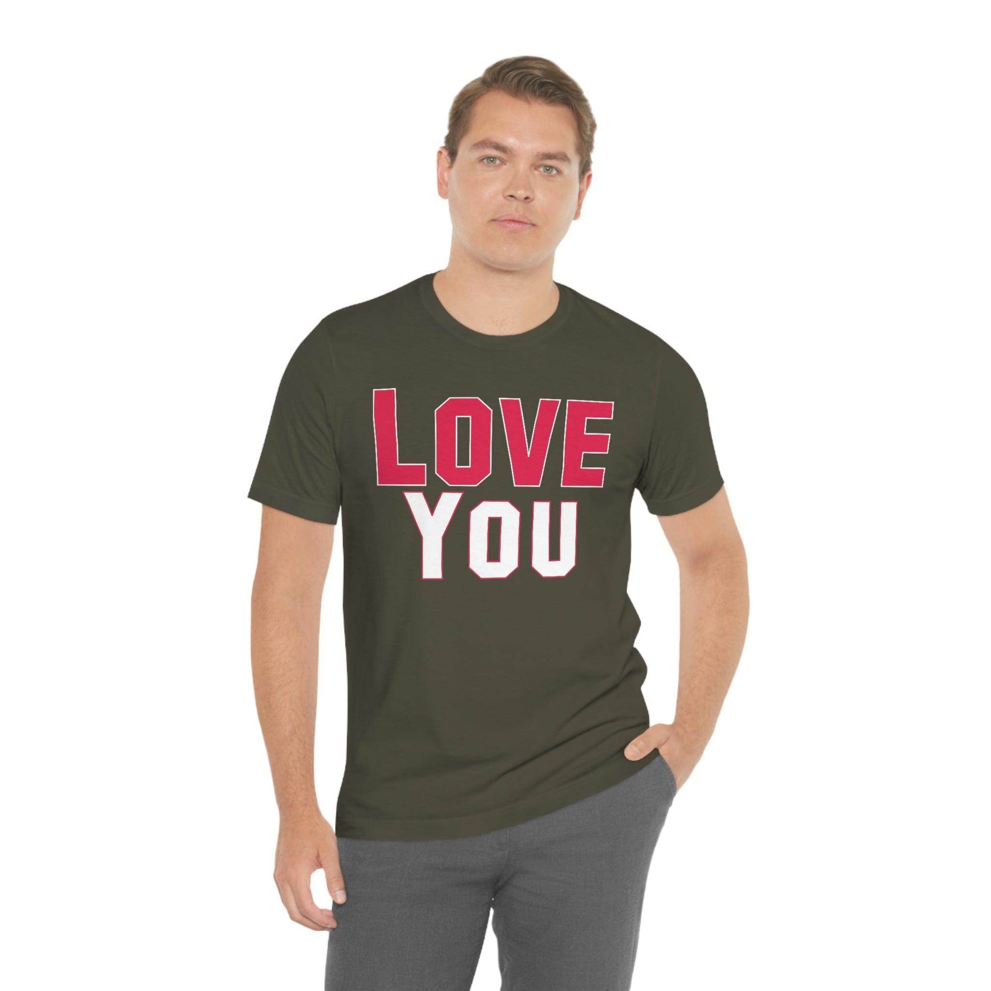 Love you T-shirt - Giftsmojo