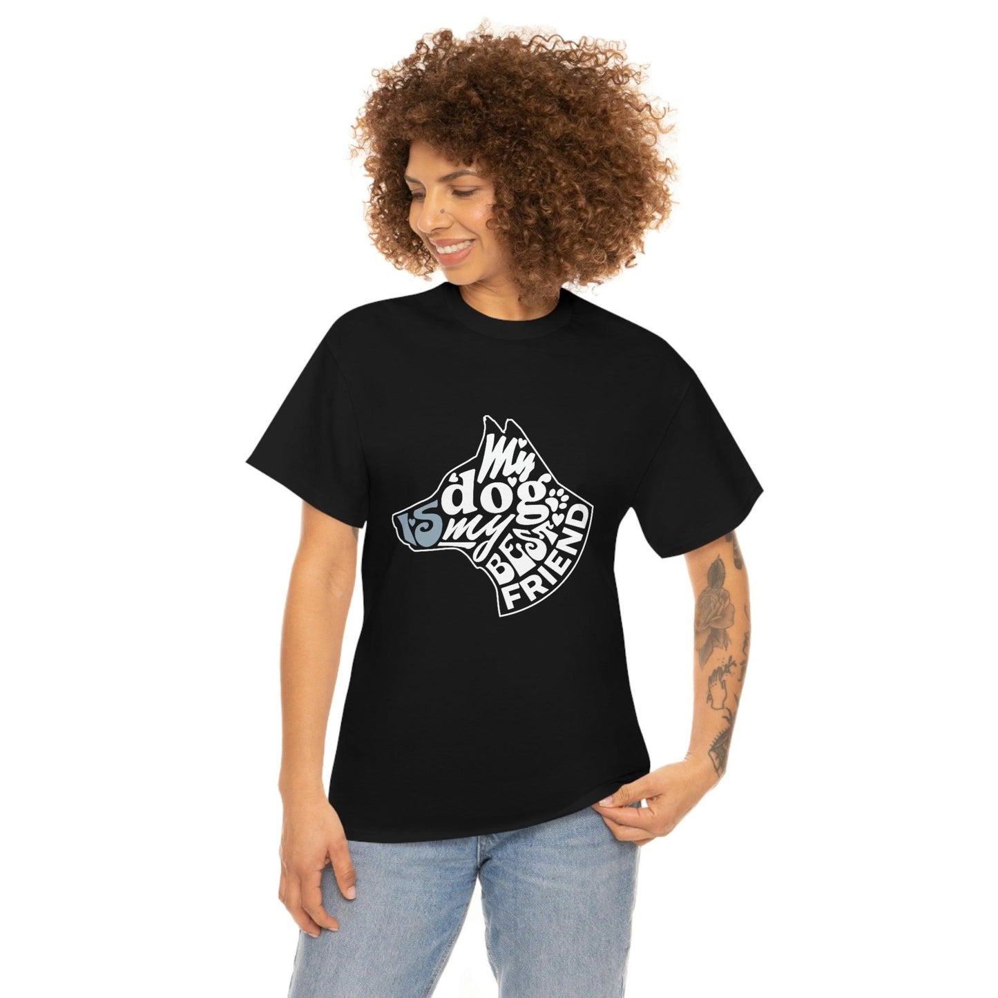 My Dog is My Best Friend Tee - Giftsmojo