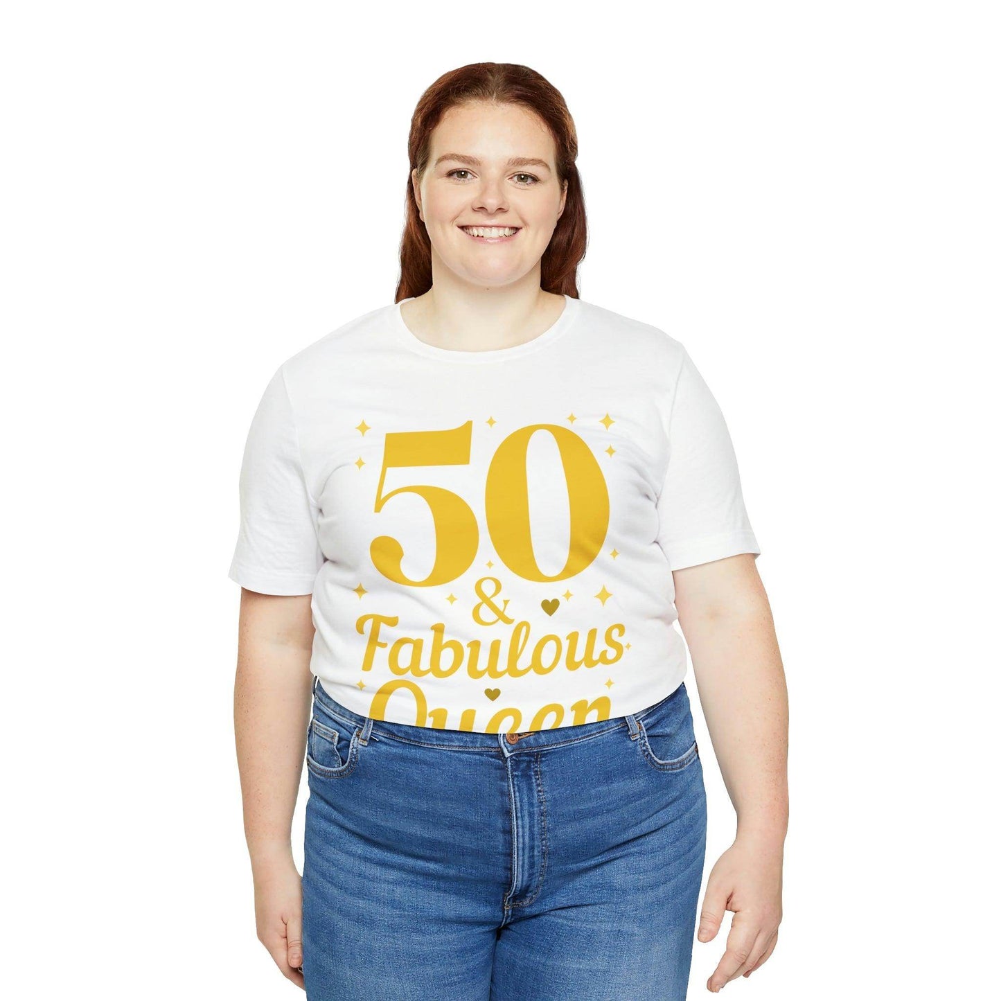50 and Fabulous Queen shirt, Funny 50th birthday shirt - Giftsmojo