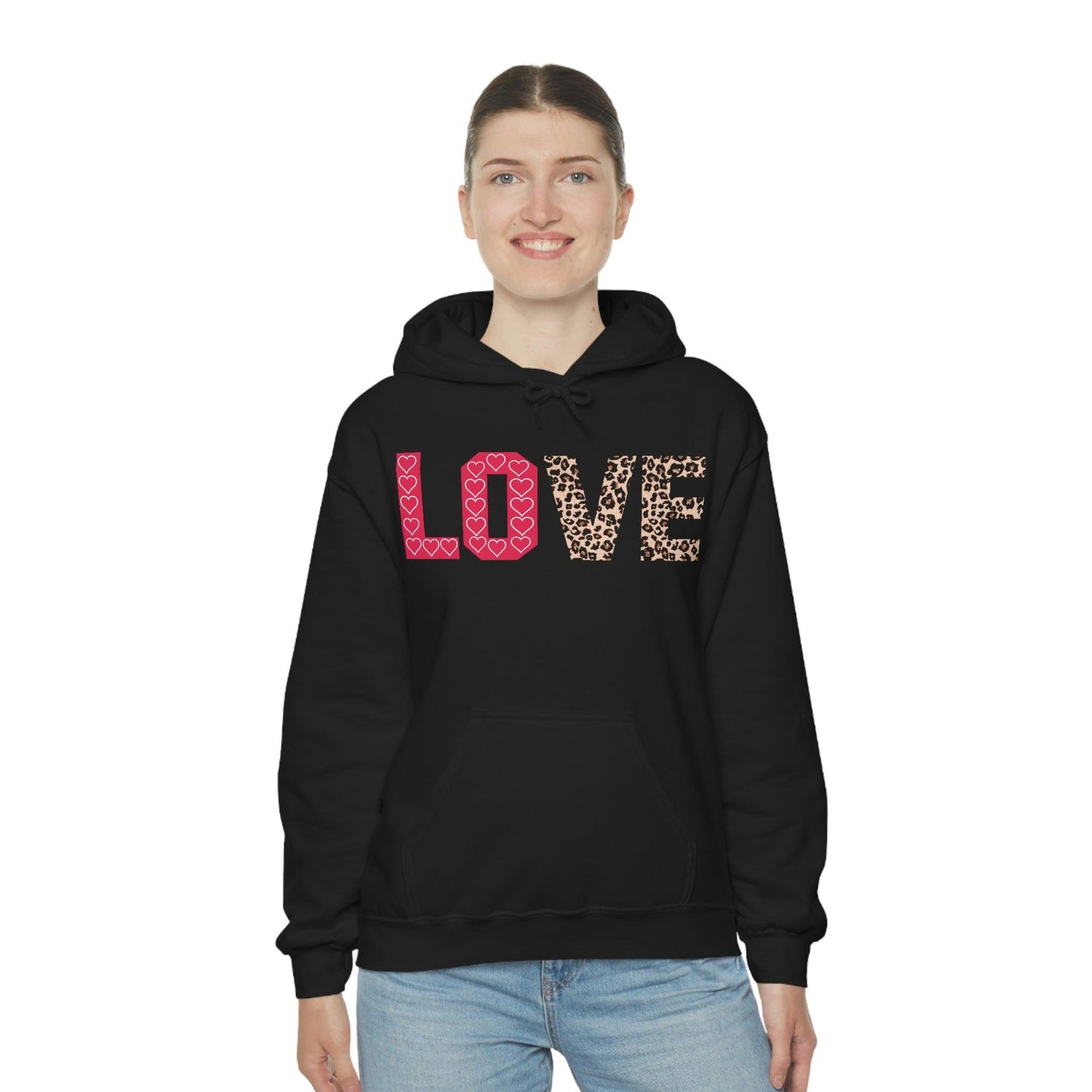 Leopard print Hooded Sweatshirt
