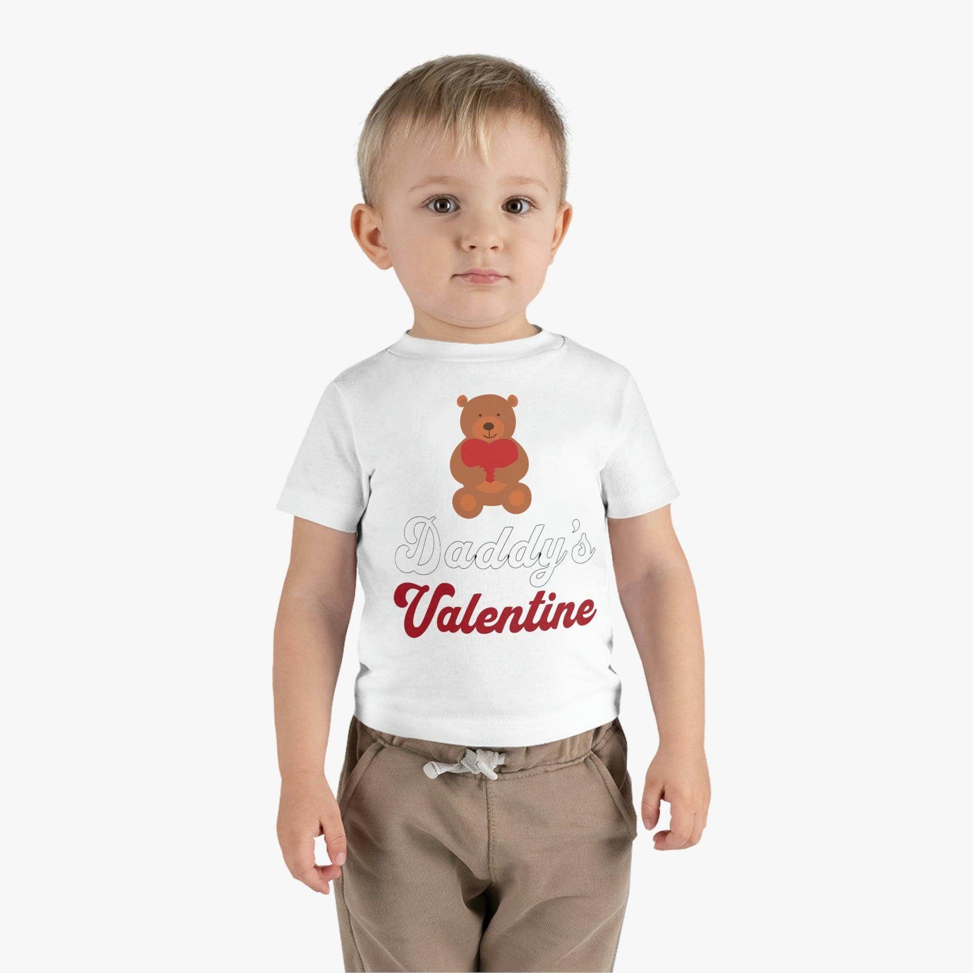 Daddy's Valentine - Kids Valentine day shirt - Giftsmojo
