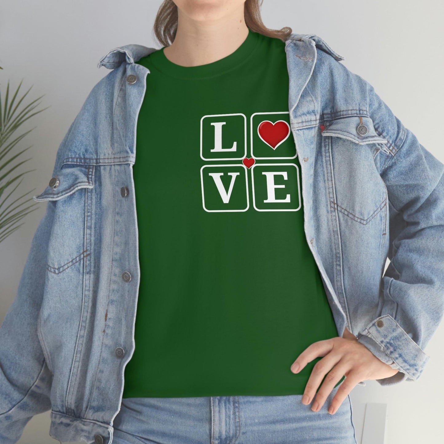 Love square Hearts T-shirt