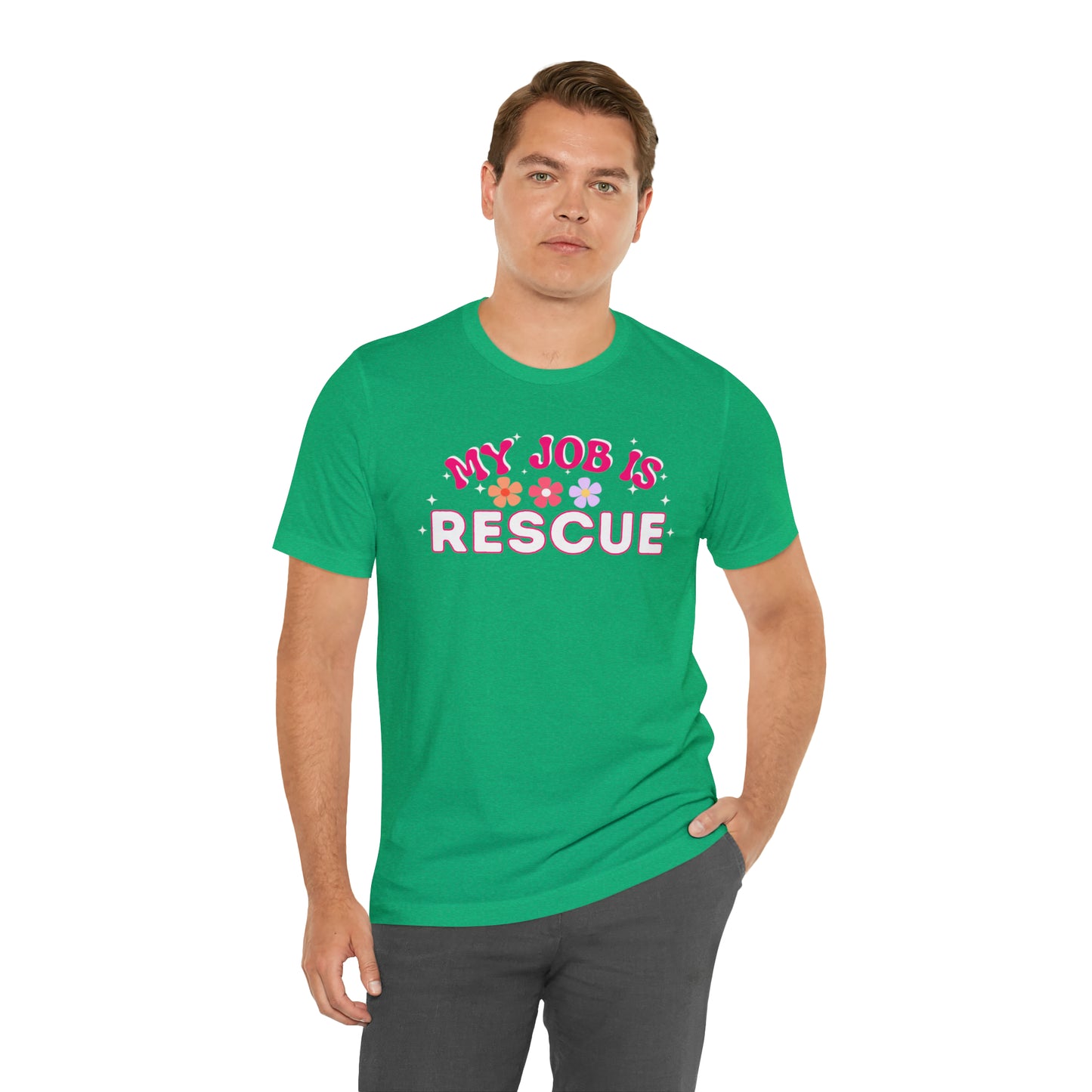 My Job is Rescue Shirt Firefighter Shirt Coast Guard Shirt Paramedic, Lifeguard,