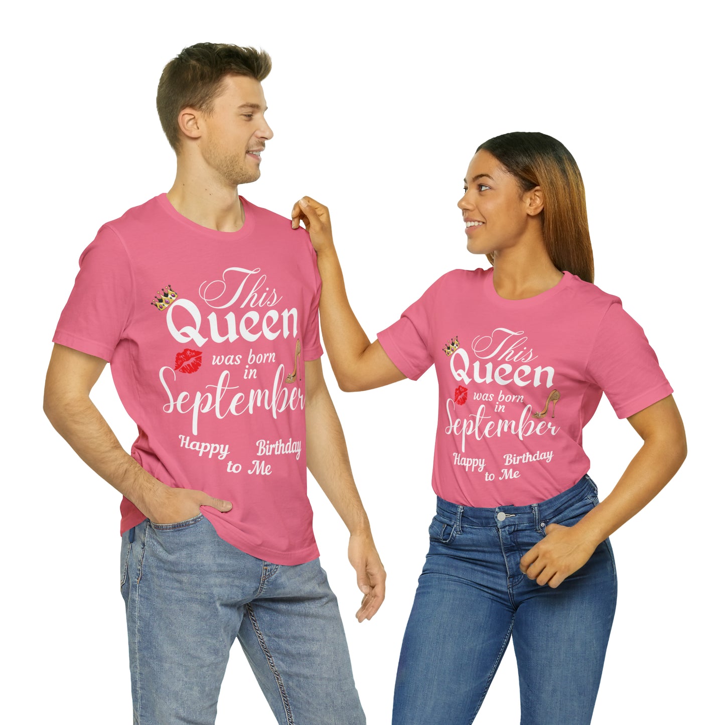 Birthday Queen Shirt, Gift for Birthday, This Queen was born in September Shirt, Funny Queen Shirt, Funny Birthday Shirt, Birthday Gift