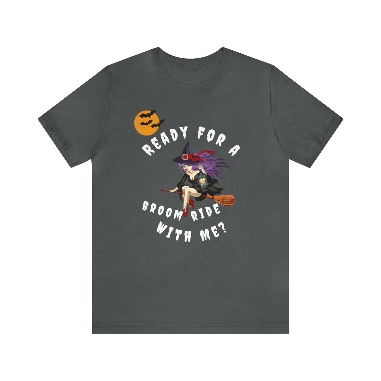 Ready for a Broom Ride with Me Halloween shirt, Witch shirt, Halloween tshirt, Halloween outfit, Work Halloween Costume - Giftsmojo