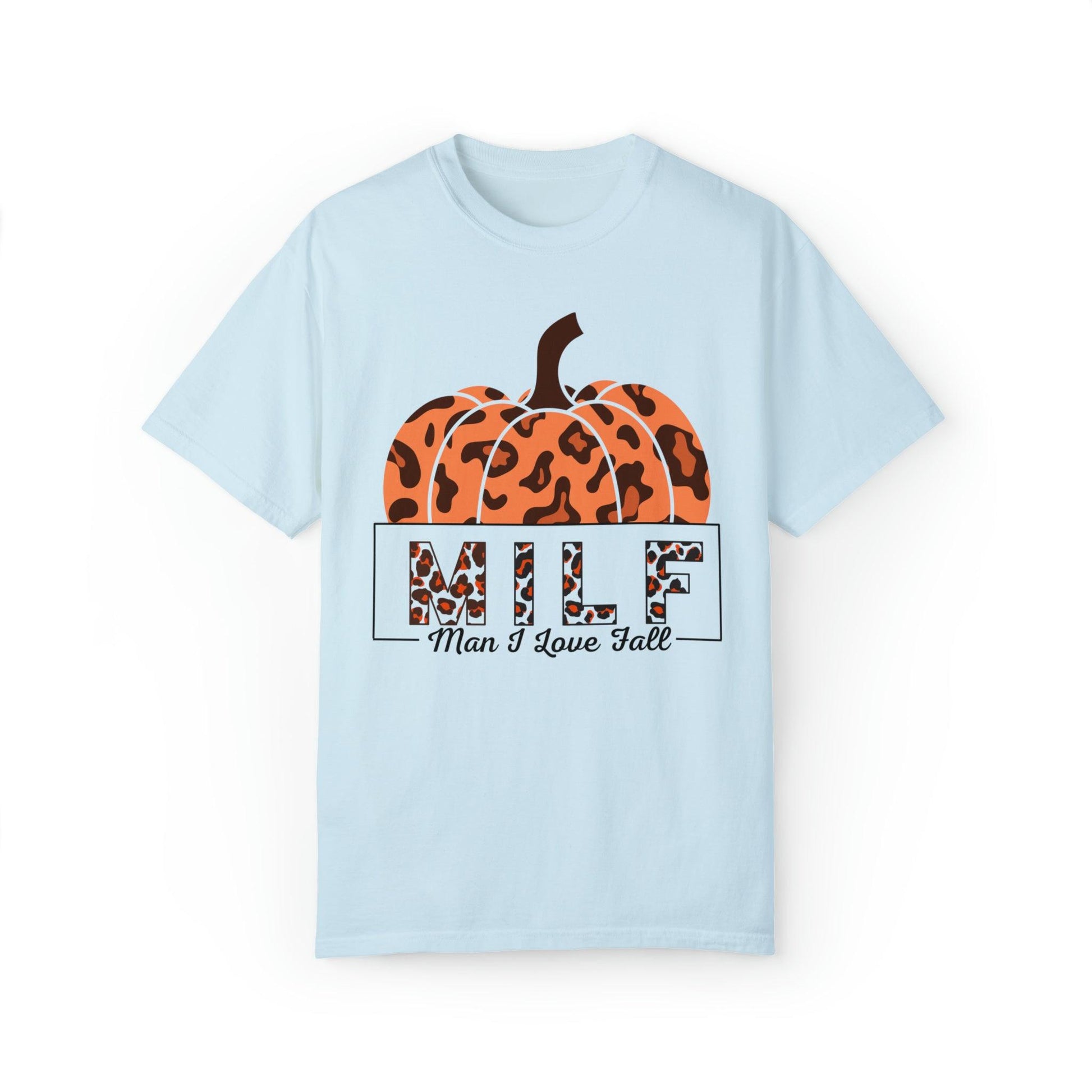 Man I love Fall Gift for Fall Funny fall shirts gift Pumpkin comfort colors - Giftsmojo