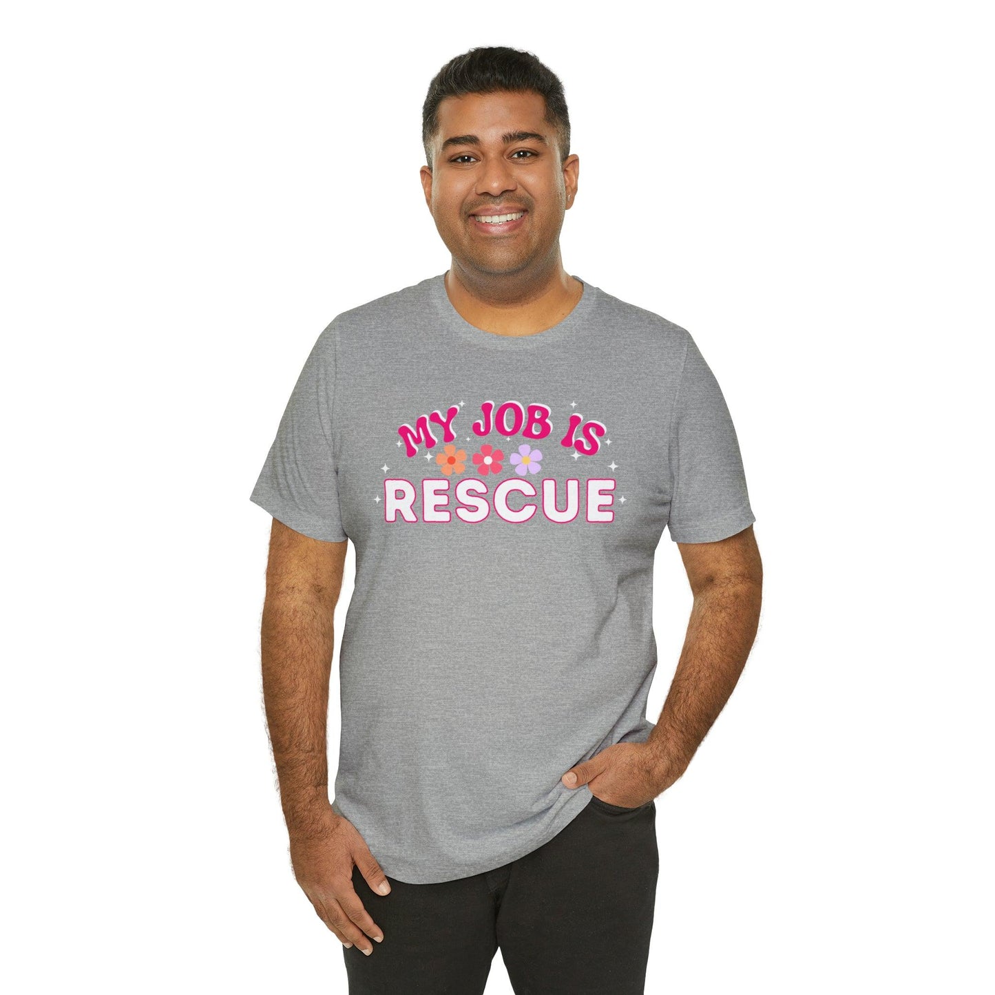 My Job is Rescue Shirt Firefighter Shirt Coast Guard Shirt Paramedic, Lifeguard, - Giftsmojo