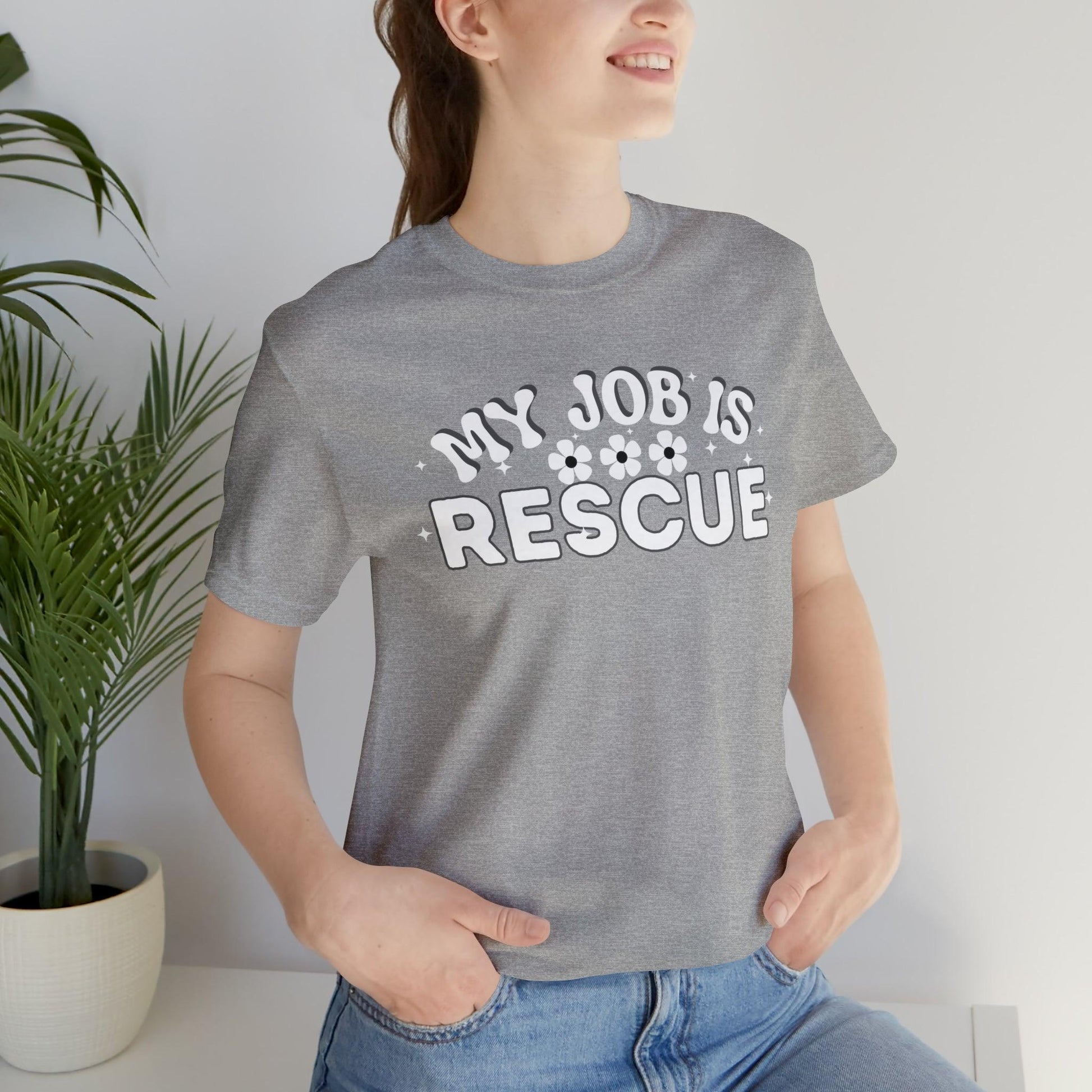 My Job is Rescue Shirt Firefighter Shirt Coast Guard Shirt - Giftsmojo