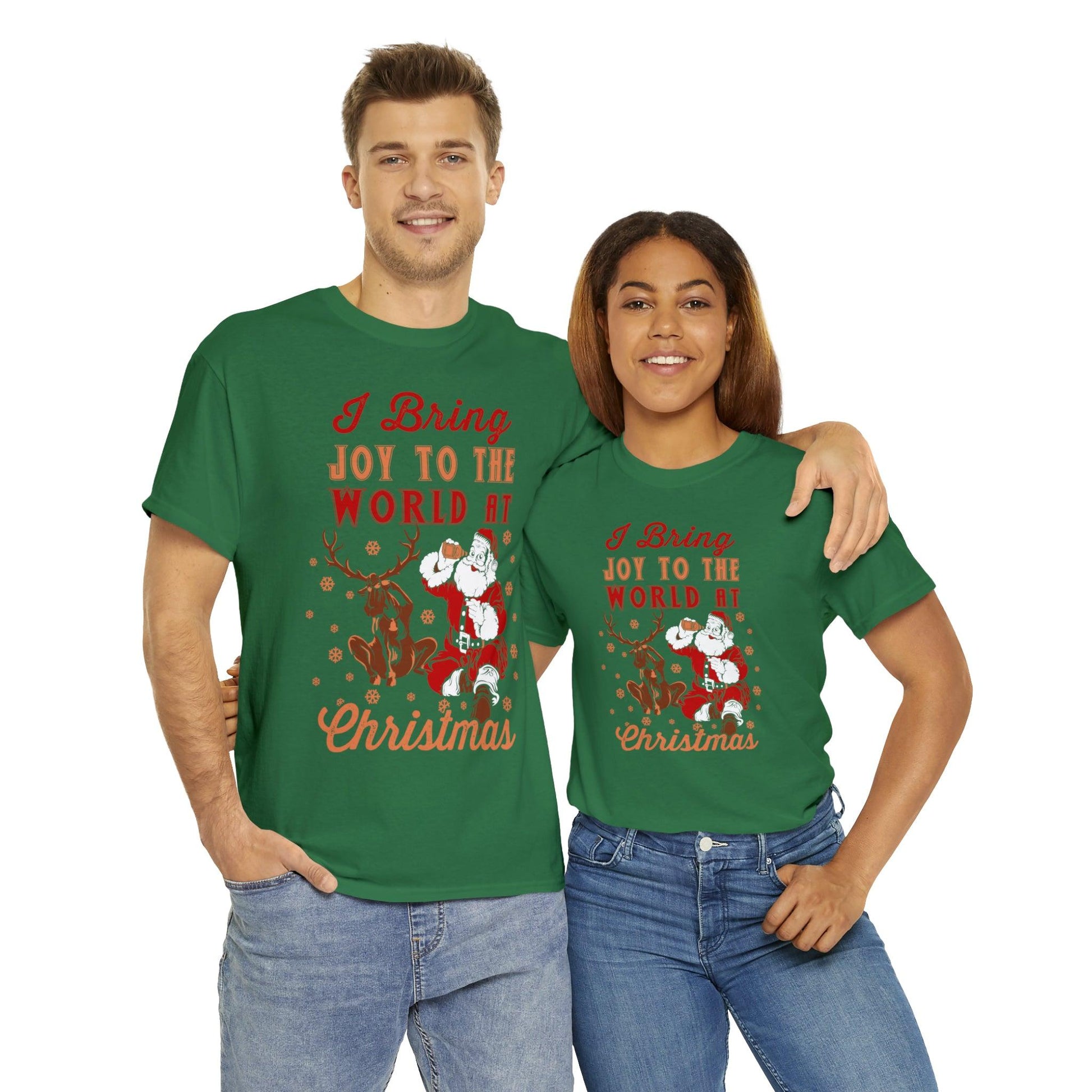 I bring Joy to the World at Christmas Shirt, Christmas Tee Christmas outfit, Christmas gifts - Giftsmojo