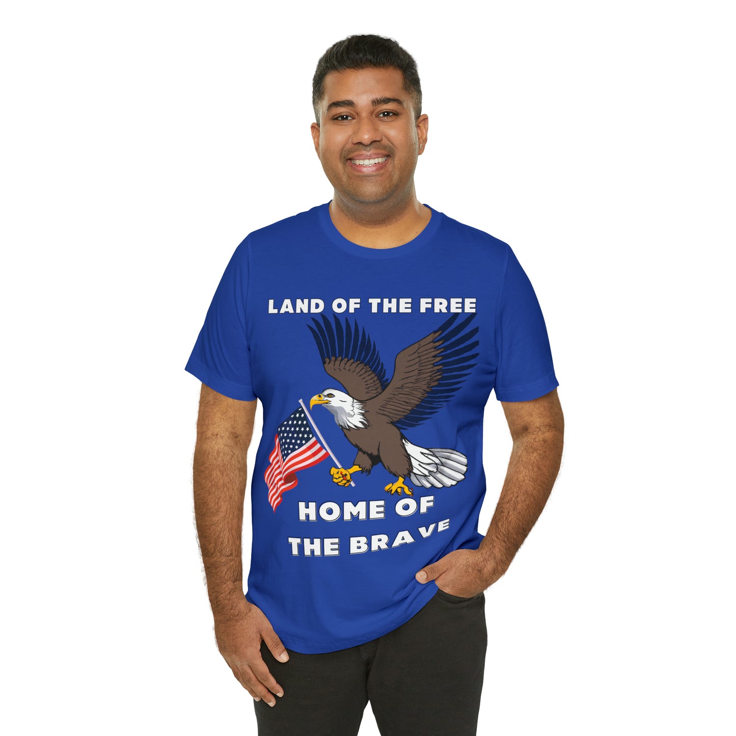 Celebrate Independence Day with Patriotic Shirts: Land of the free, Home of the Brave Shirt for Women and Men