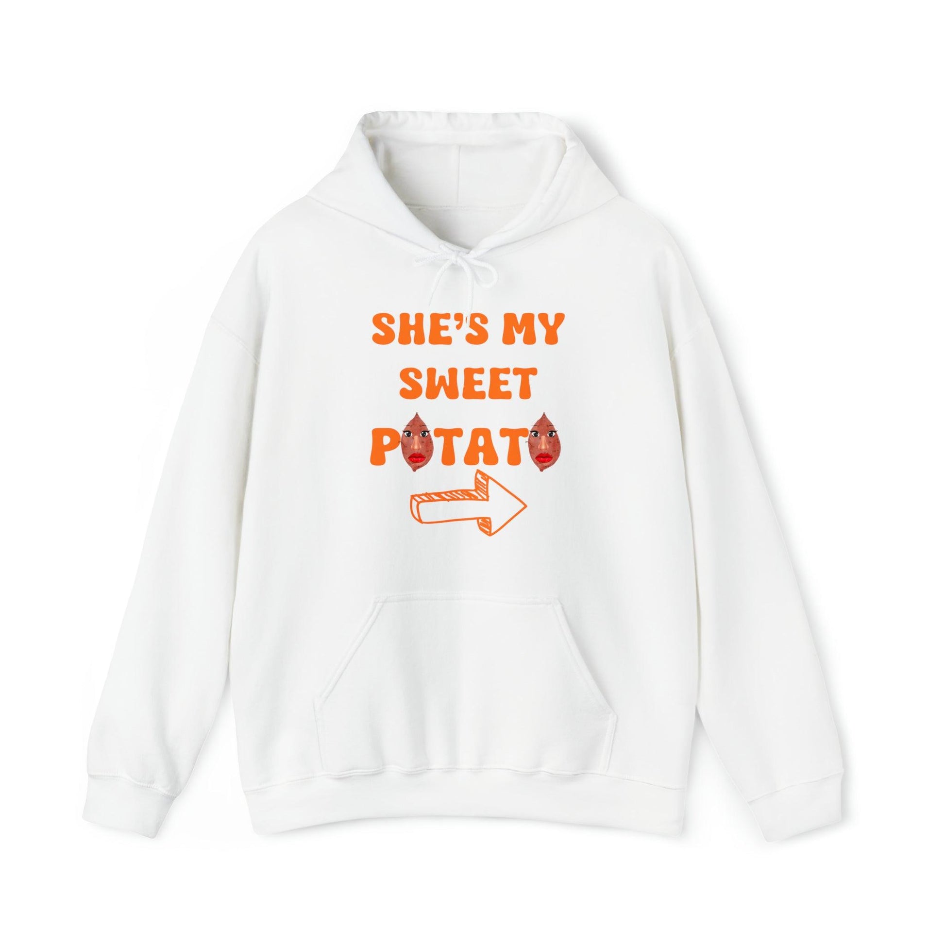 She's My Sweet Potato Hooded Sweatshirt Funny Thanksgiving Shirt Thanksgiving Gift Trendy Thanksgiving Sweatshirt Thanksgiving Hoodie Couple Matchinggift - Giftsmojo