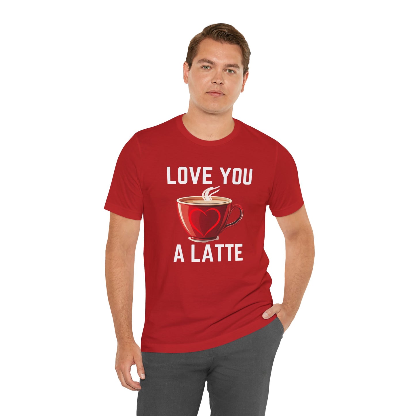 Coffee Lover Unisex Tee - Love You A Latte