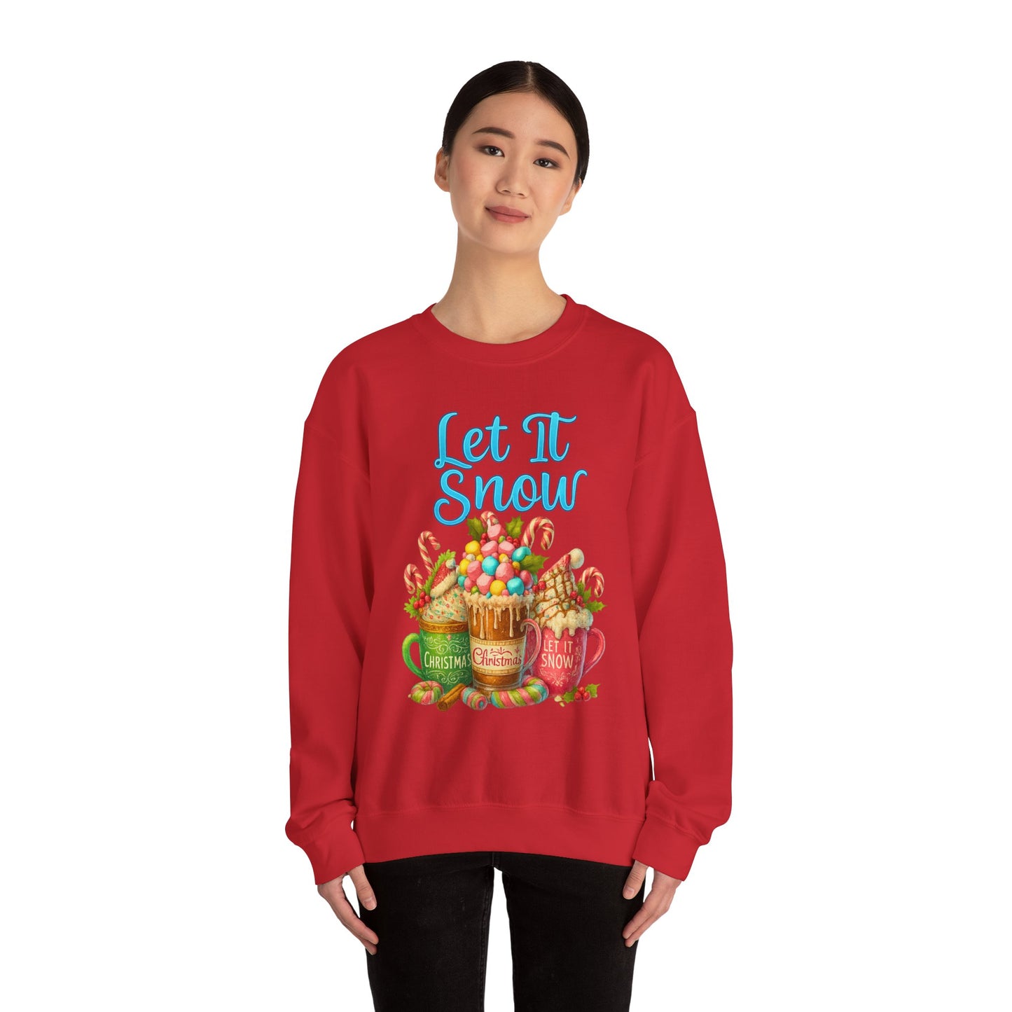 Let It Snow Coffee Crewneck Sweatshirt