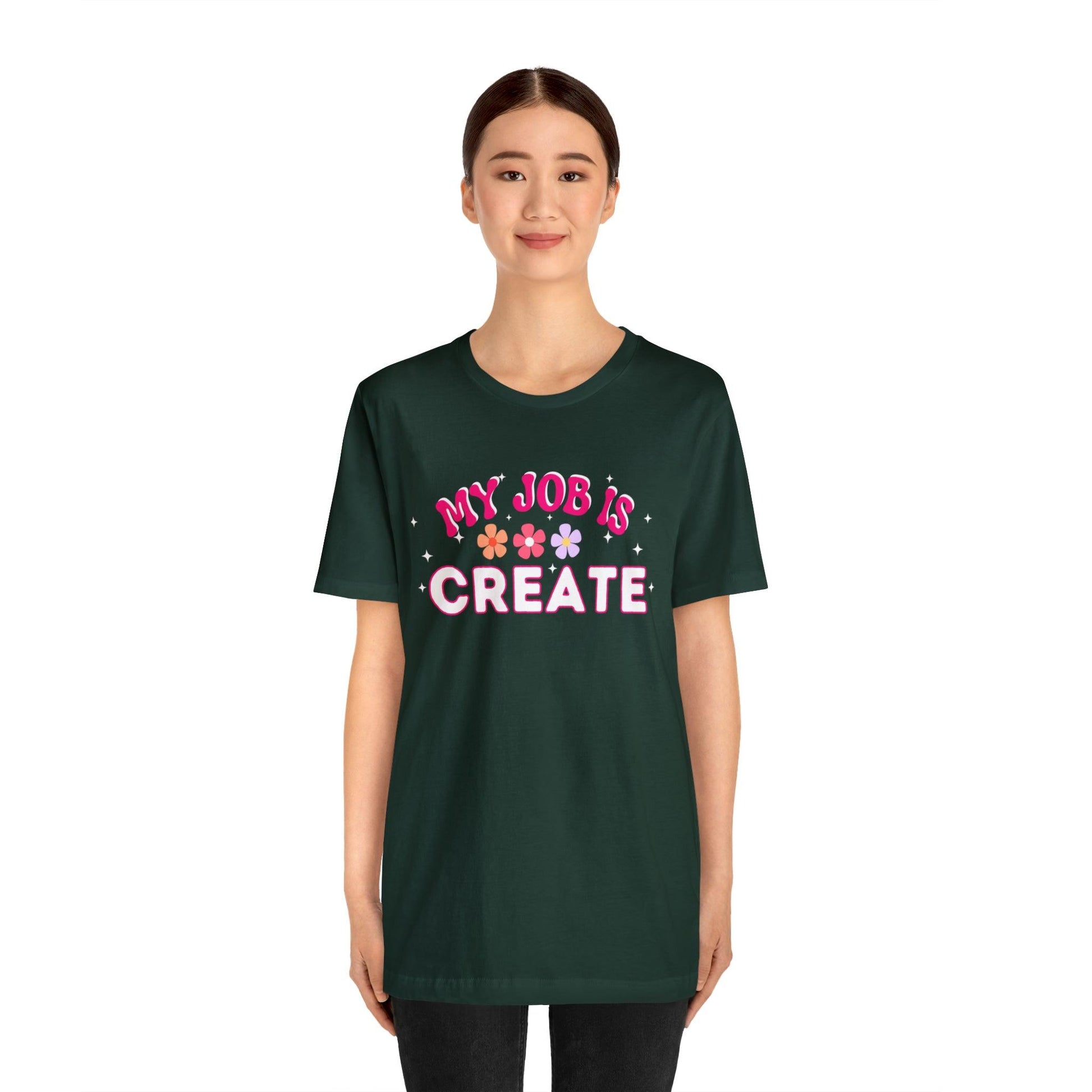 My Job is Create Shirt Artist Shirt, Content Creator Shirt Blogger Shirt Vlogger Shirt, Youtuber shirt - Giftsmojo