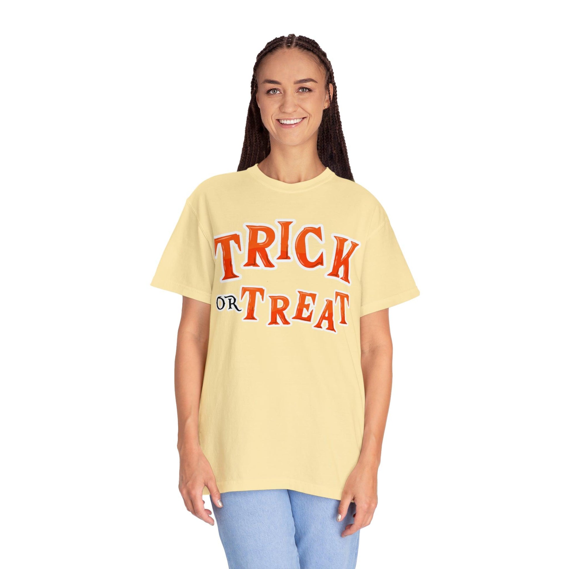 Retro Halloween Tshirt, Trick or Treat Shirt Vintage Shirt Halloween Shirt Cute Spooky Shirt, Halloween Gift Halloween T-shirt - Giftsmojo