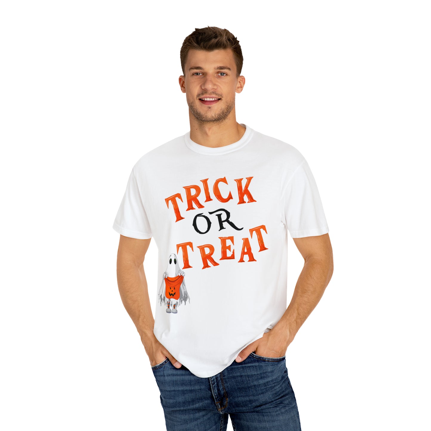 Embrace Halloween Cuteness with Our Cute Trick or Treat Shirt for Women and Men - Limited Edition