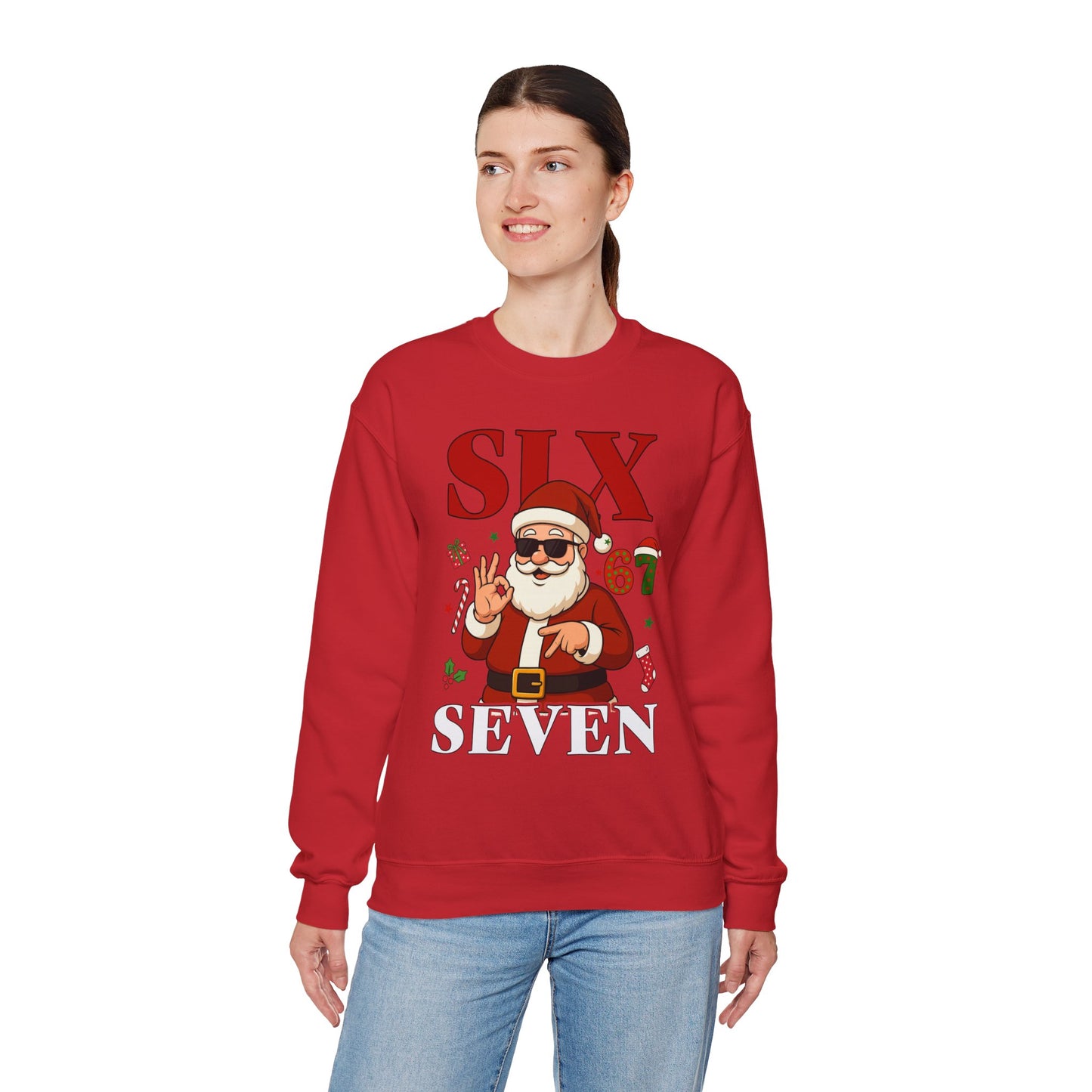 Six Seven Santa Sweatshirt